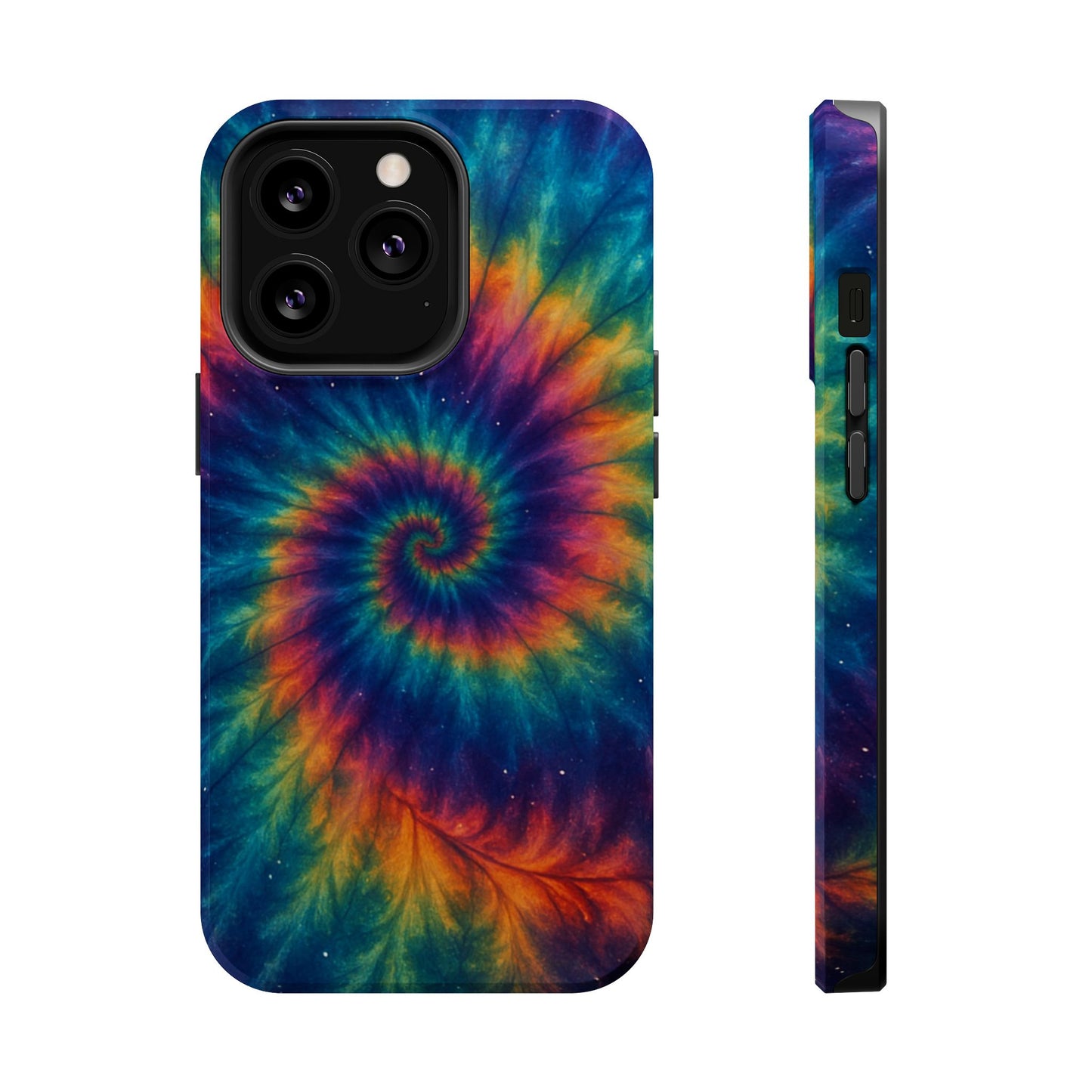 Colorful Tie-Dye Magnetic Phone Cases, Boho Phone Accessories, Unique Gift for Teens, Vibrant Phone Cover for Festivals, Summer Vibes