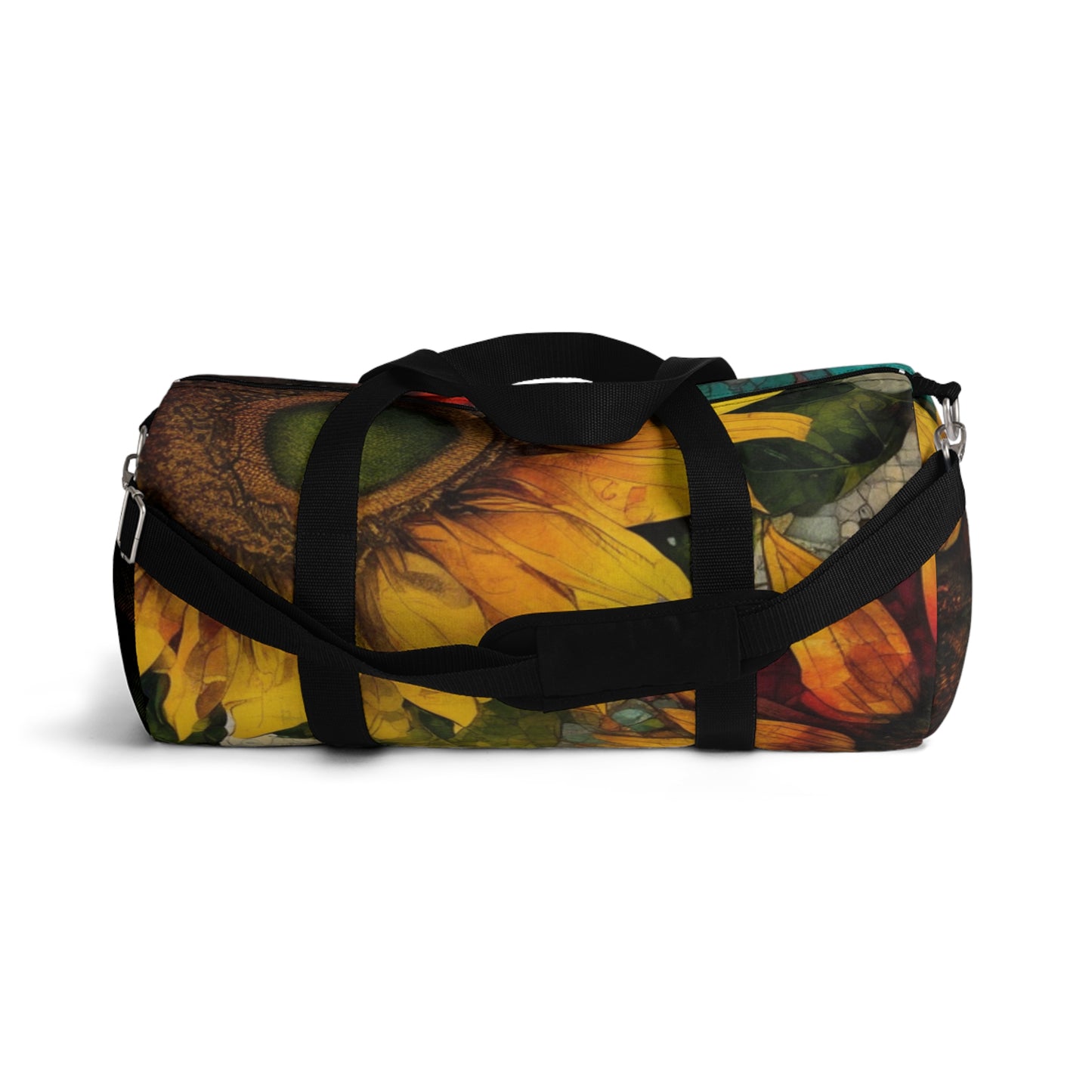 Vibrant Floral sunflower Duffel Bag - Perfect for Gym, Travel, Yoga, Sports, Weekend Getaways, Pet Owners