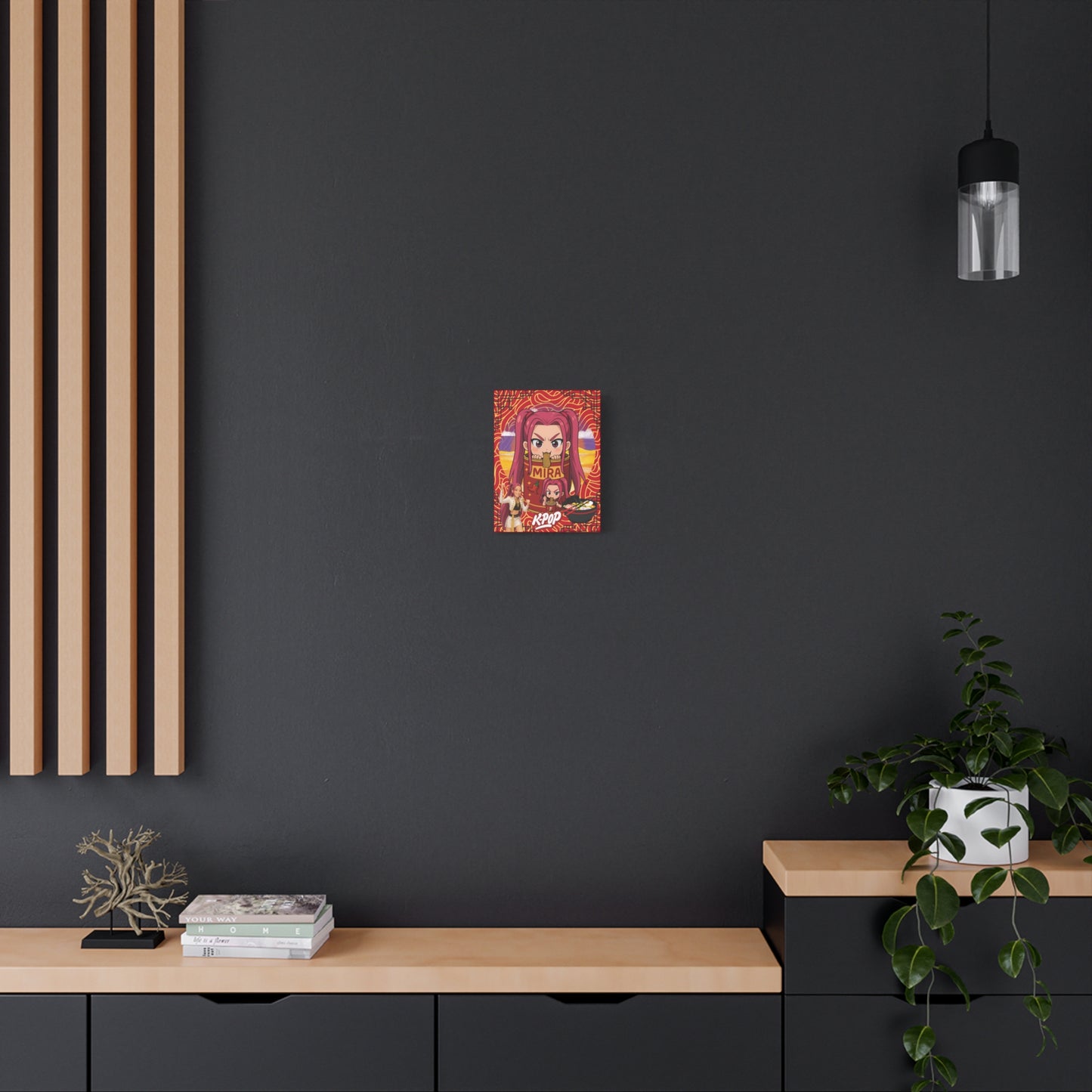 K-Pop Art Canvas Print, Perfect for Fans, Anime Wall Decor, Gift for Music Lovers, Vibrant Home Decoration, Cool Room Aesthetic