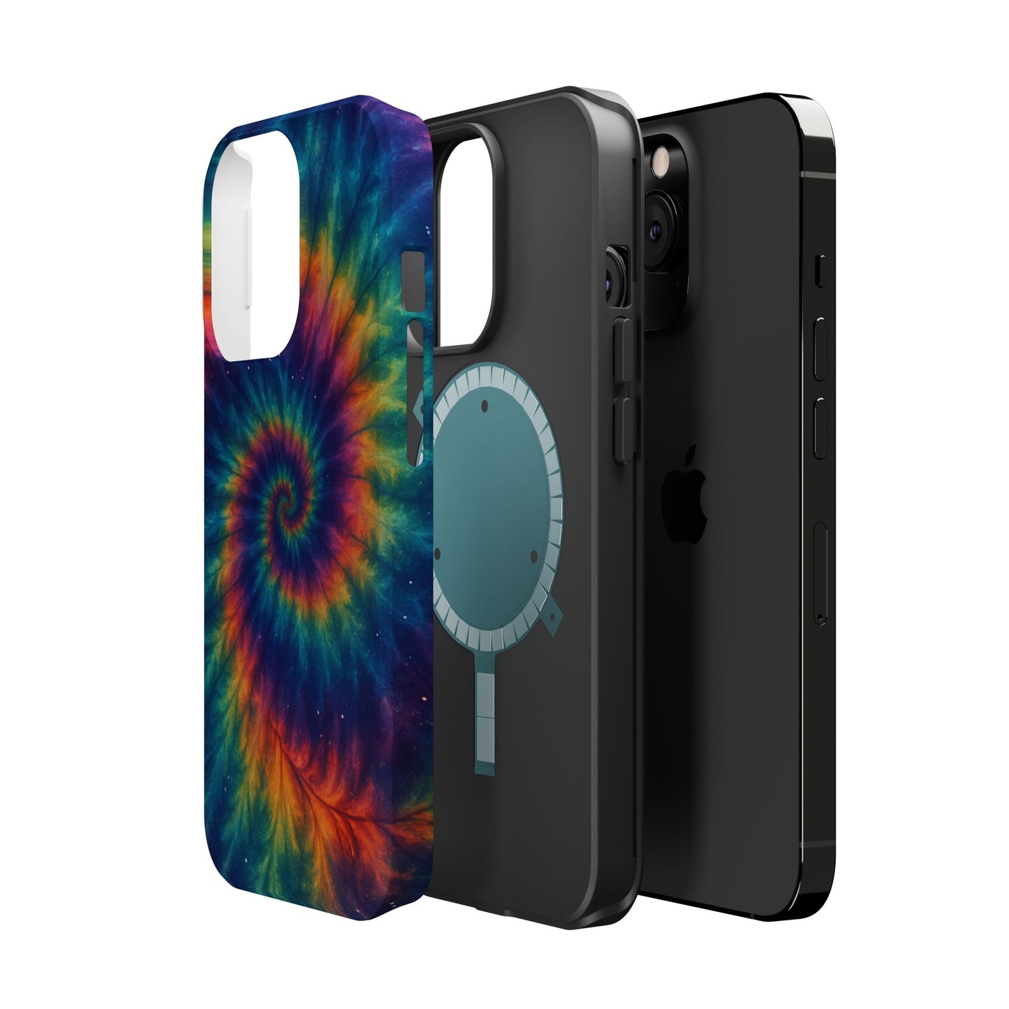 Colorful Tie-Dye Magnetic Phone Cases, Boho Phone Accessories, Unique Gift for Teens, Vibrant Phone Cover for Festivals, Summer Vibes