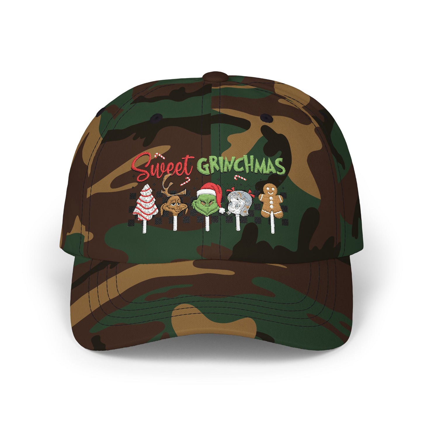Festive Dad Cap - Sweet Grinchmas Hat for Holiday Cheer, Christmas Gift, Matching Family Outfit, Winter Accessory, Trendy Headwear