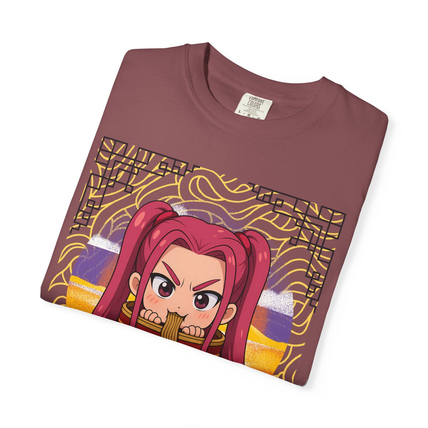 K-Pop Inspired Garment-Dyed T-Shirt, Trendy Streetwear, Anime Fan Apparel, Casual Wear, Gifts for Music Lovers