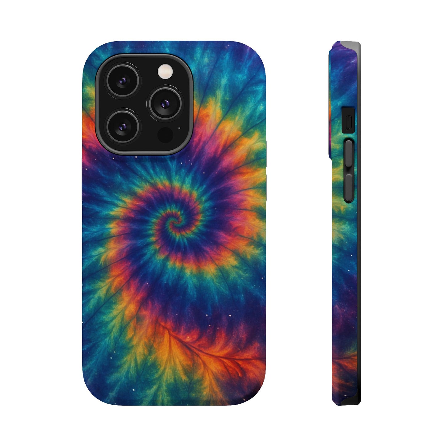 Colorful Tie-Dye Magnetic Phone Cases, Boho Phone Accessories, Unique Gift for Teens, Vibrant Phone Cover for Festivals, Summer Vibes