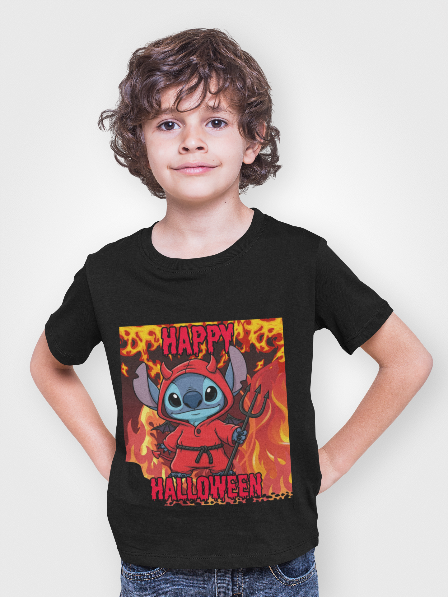 Happy Halloween Toddler Tee, Cute Kids T-Shirt, Halloween Costume, Fall Apparel, Toddler Graphic Shirt