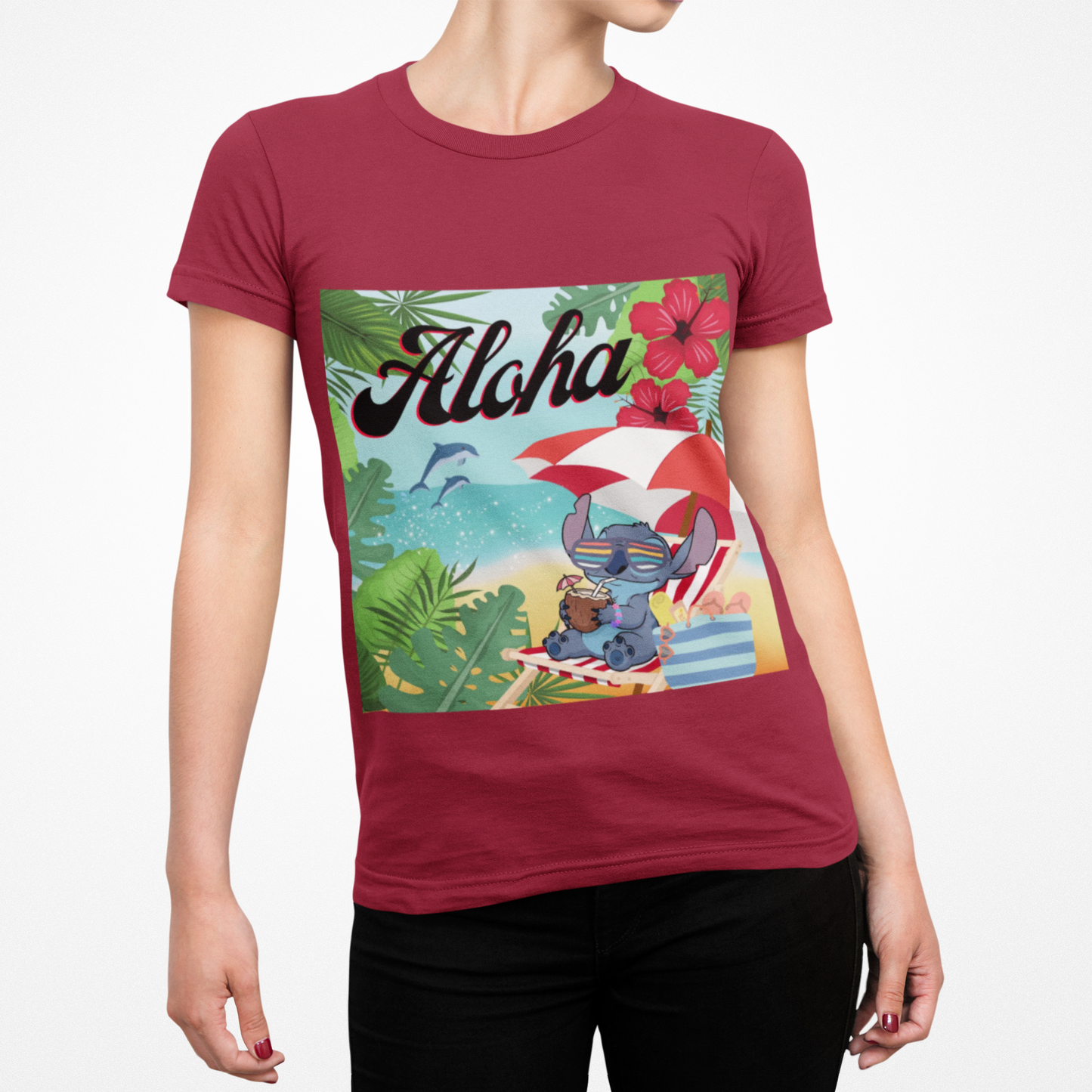 Aloha Paradise Kids Tee, Summer Shirt, Beachwear, Vacation Gift, Nature Lover Gift, Tropical Vibes, Kids Summer Fashion