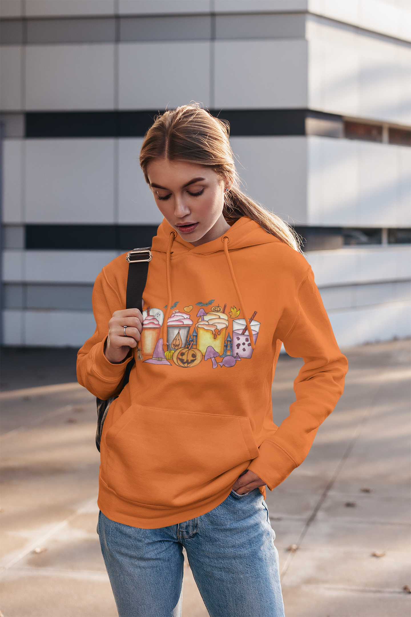Unisex Halloween Hoodie for adults that want some fun drinking designs to give their clothes a pop of color