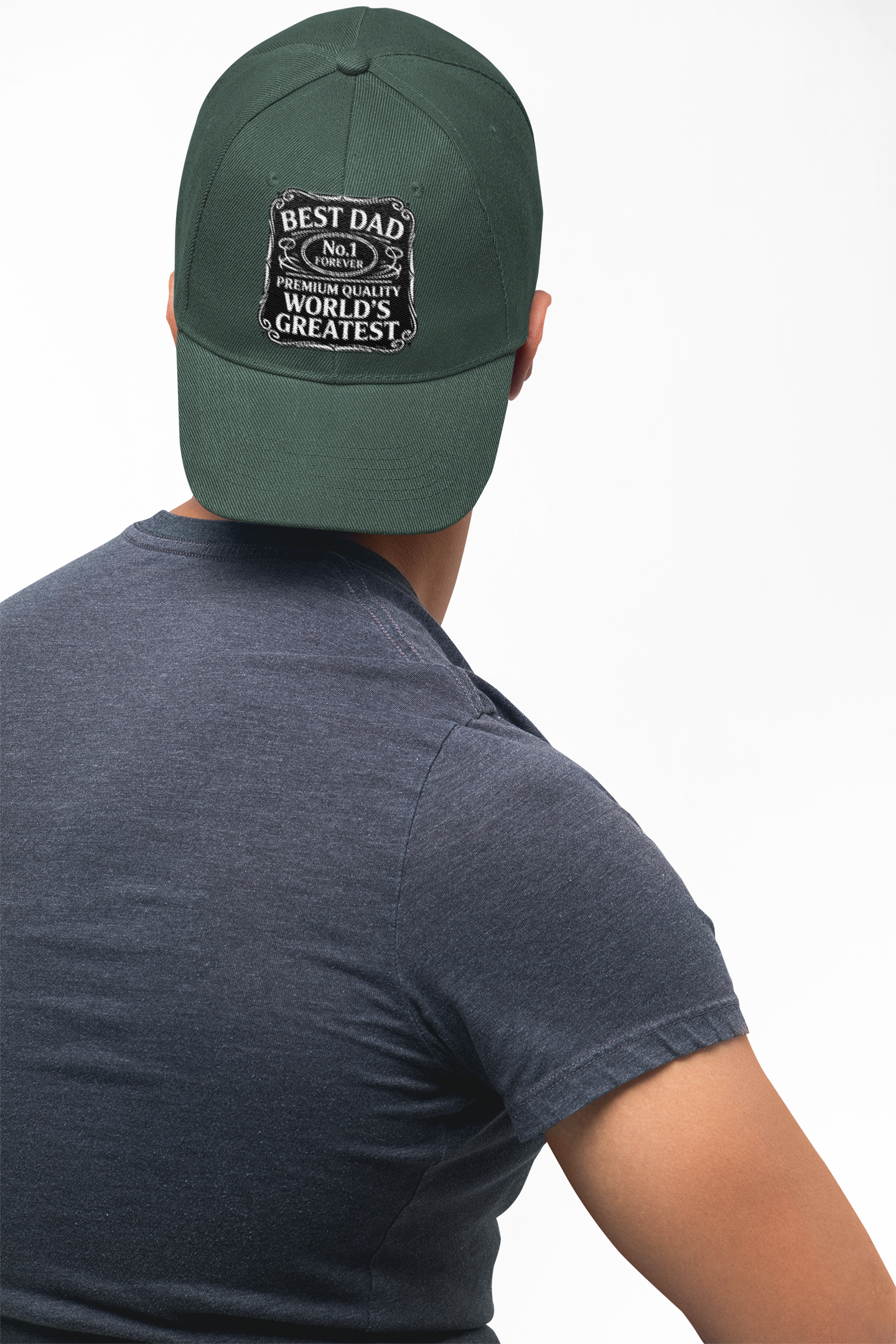 Classic Dad Cap - Best Dad Number 1 Hat, Perfect Father's Day Gift, Casual Style Cap, Unisex Fashion Accessory, Everyday Wear