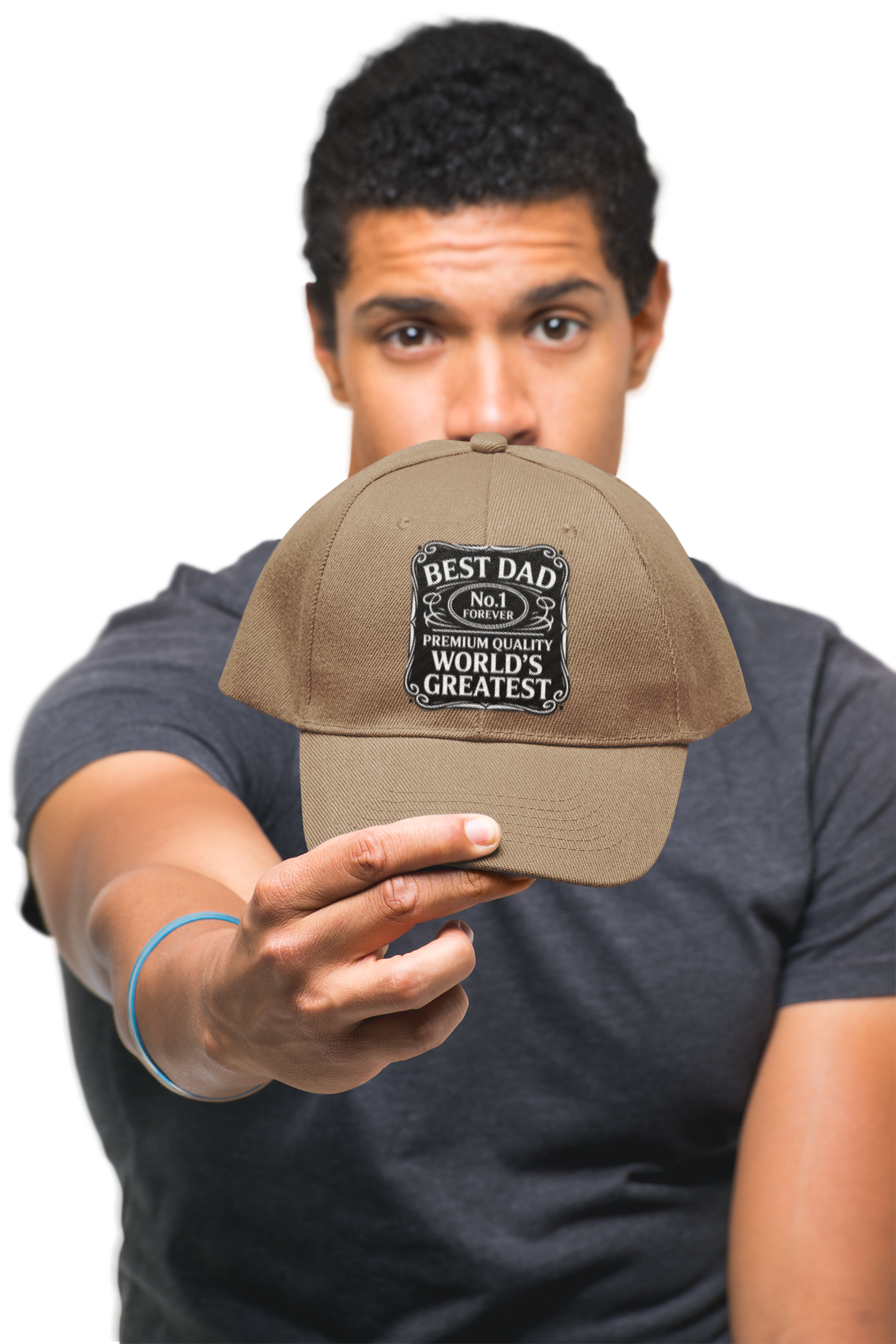 Classic Dad Cap - Best Dad Number 1 Hat, Perfect Father's Day Gift, Casual Style Cap, Unisex Fashion Accessory, Everyday Wear