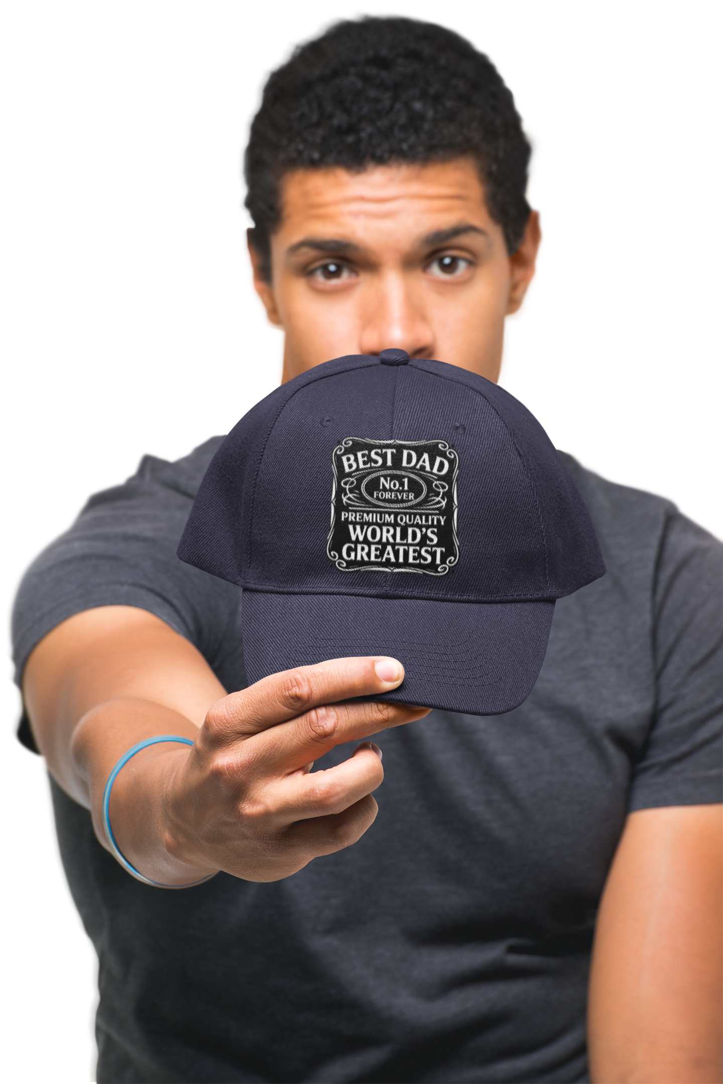 Classic Dad Cap - Best Dad Number 1 Hat, Perfect Father's Day Gift, Casual Style Cap, Unisex Fashion Accessory, Everyday Wear
