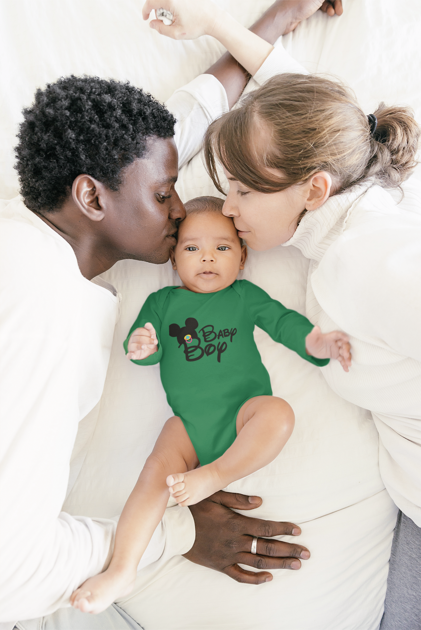 Mouse ears Infant Bodysuit - Cute Baby Outfit, Baby Gift, Cartoon Baby Wear, Family Matching, Baby Shower Gift