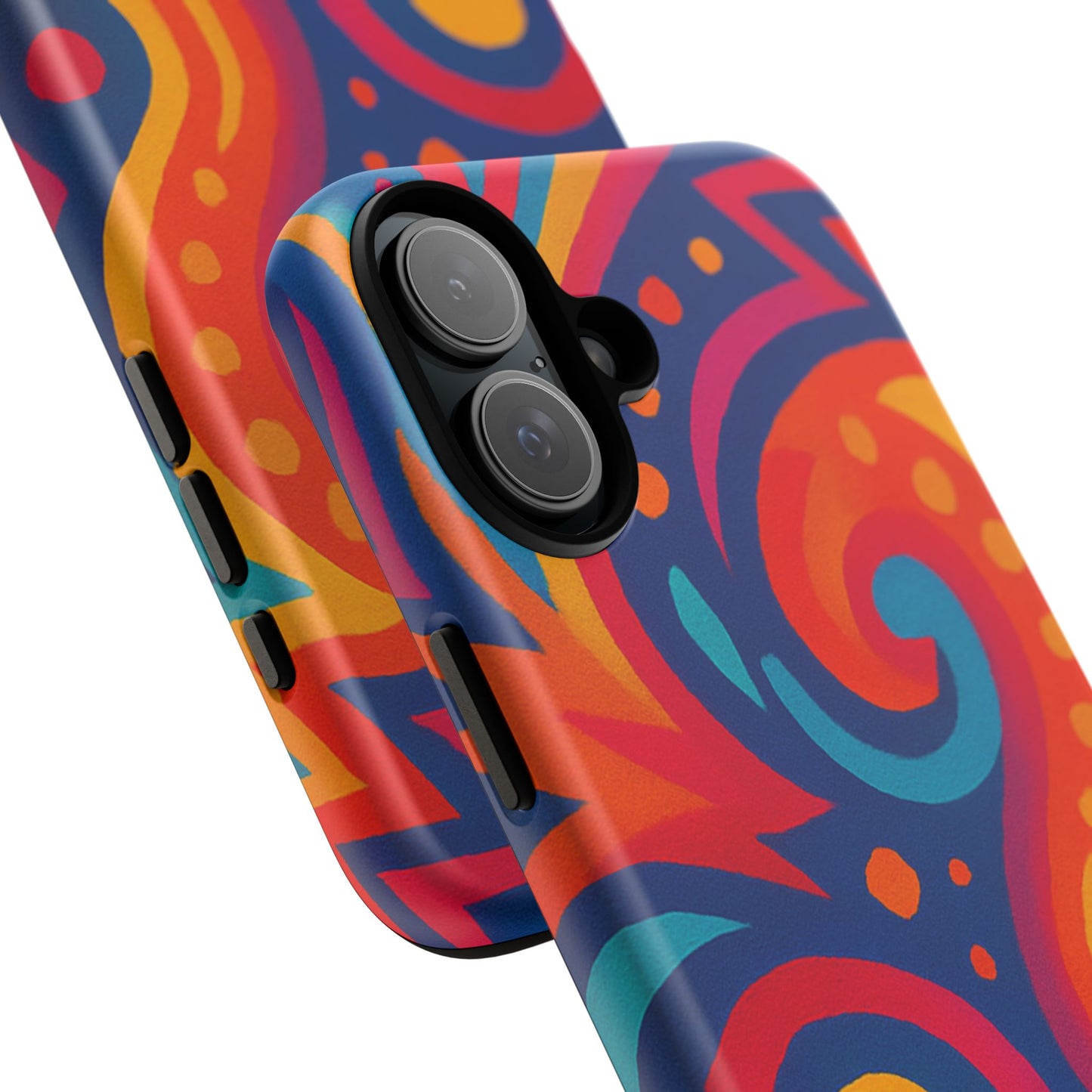 Vibrant Phone Case - Colorful Tough Case, Protective Cover, Unique Design, Trendy Gift, Phone Accessory