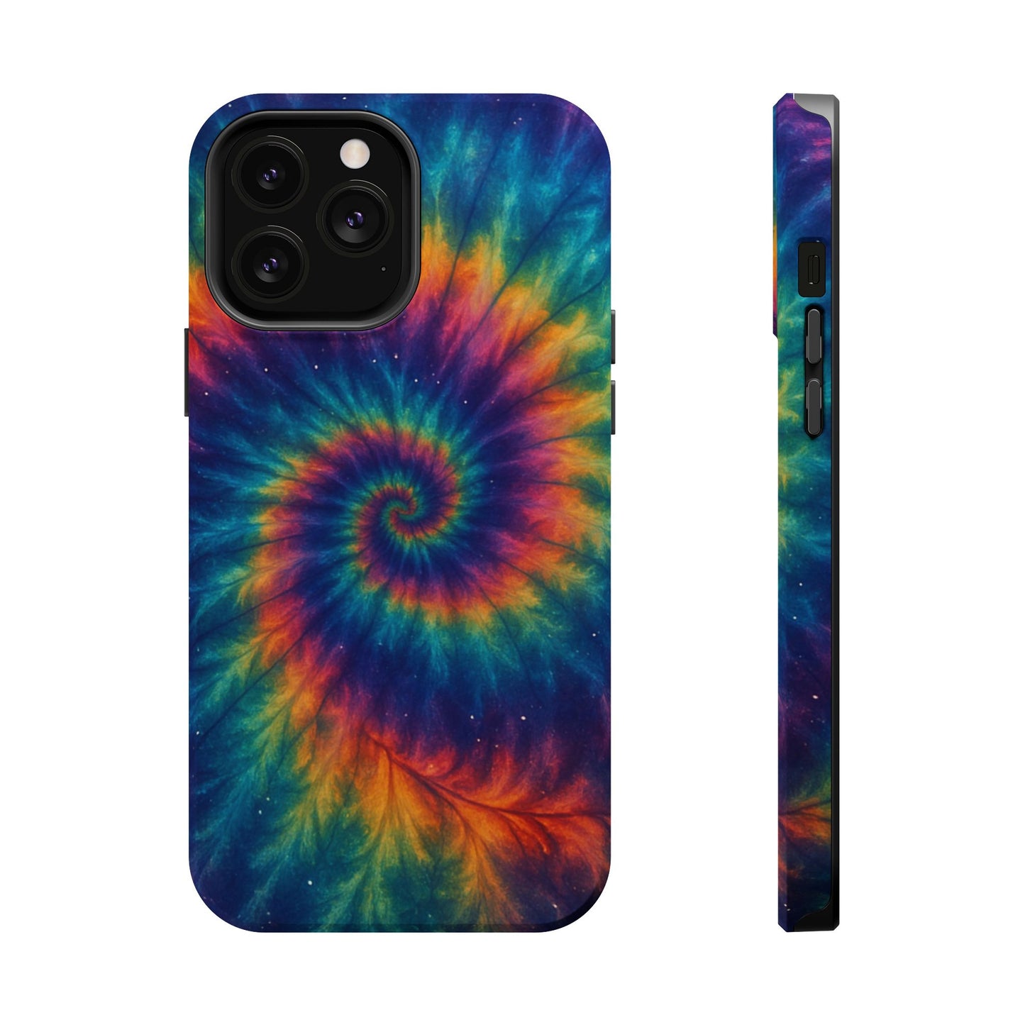 Colorful Tie-Dye Magnetic Phone Cases, Boho Phone Accessories, Unique Gift for Teens, Vibrant Phone Cover for Festivals, Summer Vibes