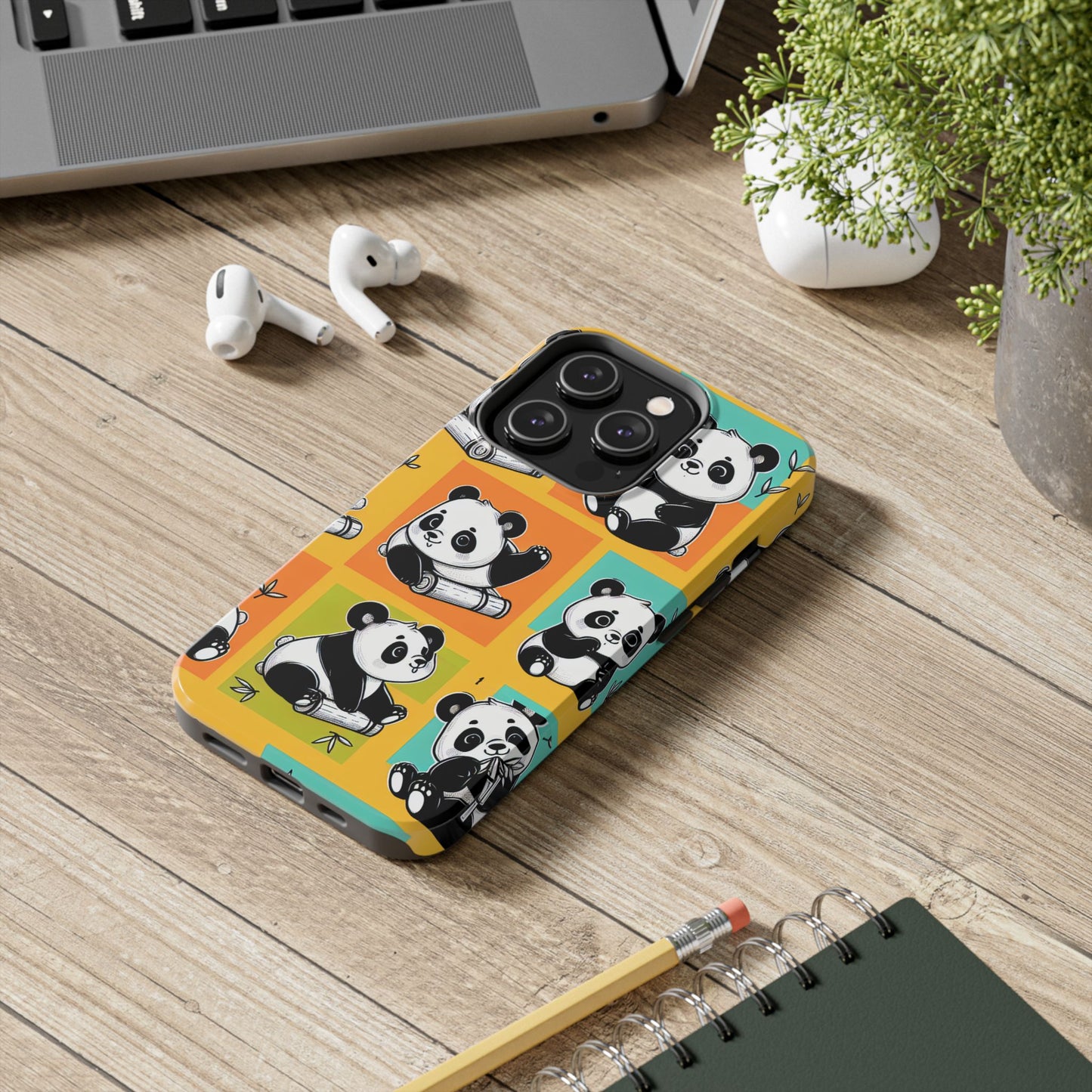 Cute Panda Phone Cases, Tough Panda Phone Cases, Gifts for Animal Lovers, Cute Cell Phone Cover, Fun Smartphone Accessories