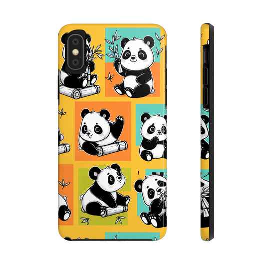 Cute Panda Phone Cases, Tough Panda Phone Cases, Gifts for Animal Lovers, Cute Cell Phone Cover, Fun Smartphone Accessories