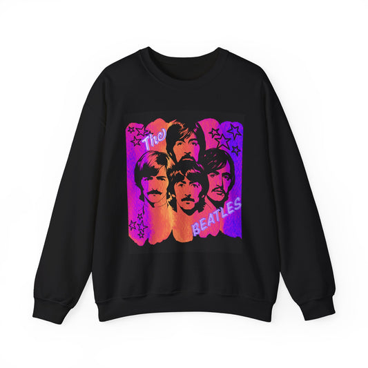 Retro Beatles inspired Crewneck Sweatshirt, Unisex Sweatshirt, Music Lover Gift, 60s Vintage Style, Cozy Casual Wear