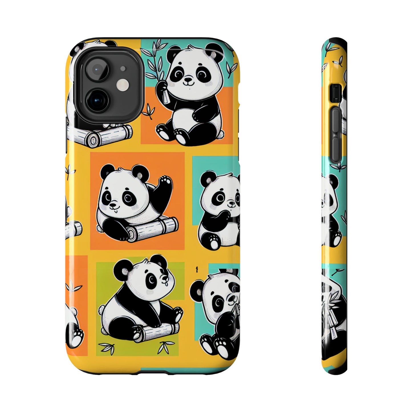 Cute Panda Phone Cases, Tough Panda Phone Cases, Gifts for Animal Lovers, Cute Cell Phone Cover, Fun Smartphone Accessories