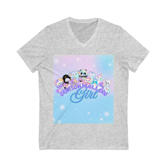 Unisex Jersey Short Sleeve V-Neck Tee