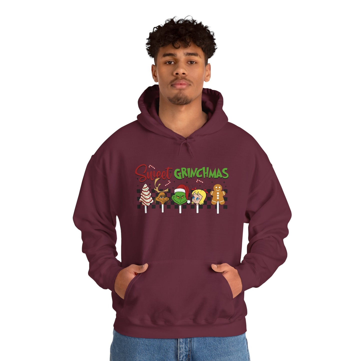 Sweet Grinchmas Hoodie, Cozy Holiday Sweatshirt, Christmas Gift for Him/Her, Unisex Xmas Apparel, Festive Winter Hoodie