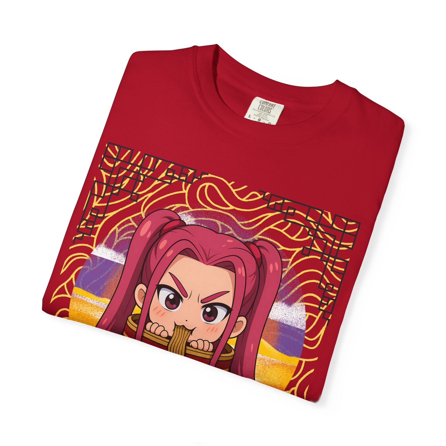 K-Pop Inspired Garment-Dyed T-Shirt, Trendy Streetwear, Anime Fan Apparel, Casual Wear, Gifts for Music Lovers