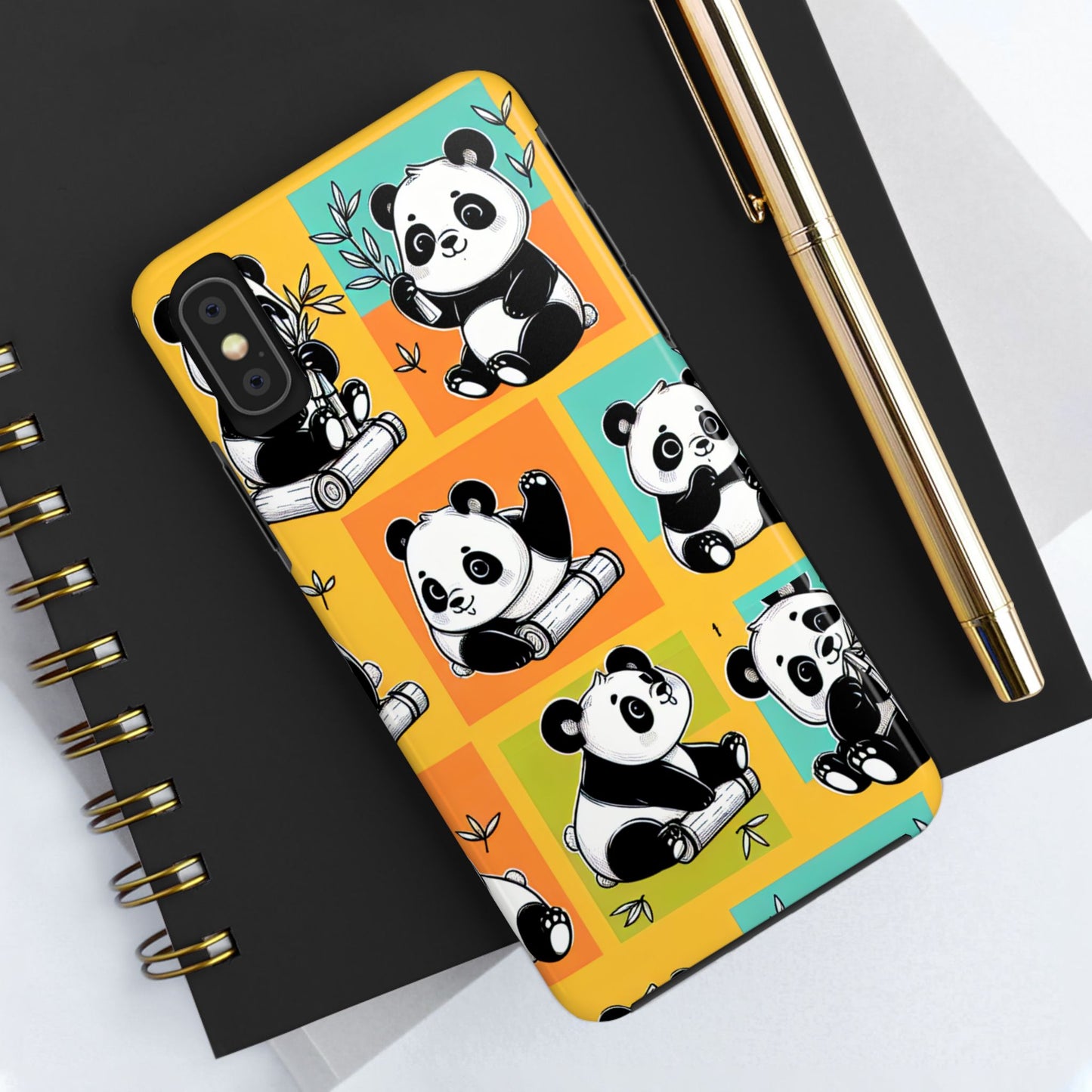 Cute Panda Phone Cases, Tough Panda Phone Cases, Gifts for Animal Lovers, Cute Cell Phone Cover, Fun Smartphone Accessories