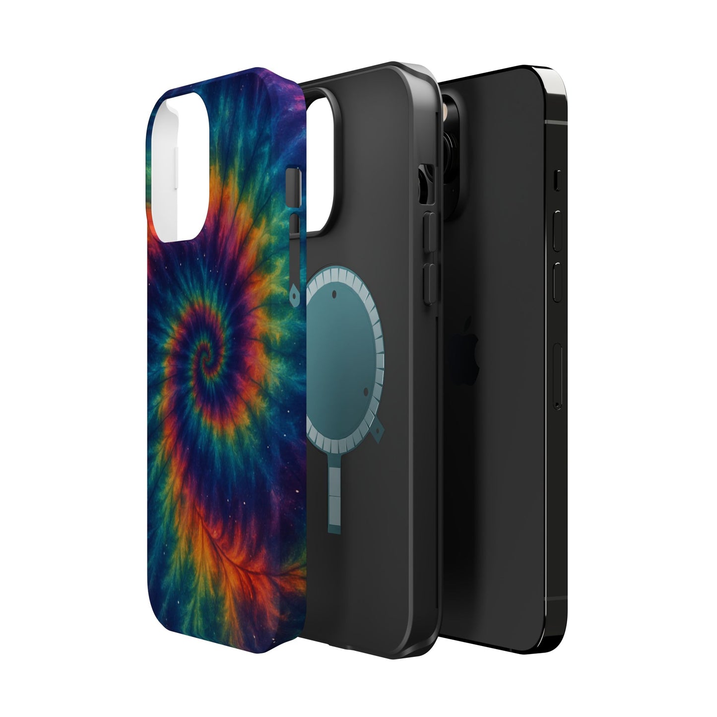 Colorful Tie-Dye Magnetic Phone Cases, Boho Phone Accessories, Unique Gift for Teens, Vibrant Phone Cover for Festivals, Summer Vibes