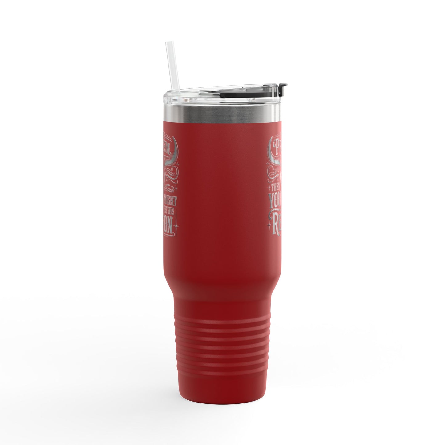 Funny Insulated Travel Mug, 40oz with Quote, Perfect for Road Trips, Camping, Gifting, and Daily Coffee Routines