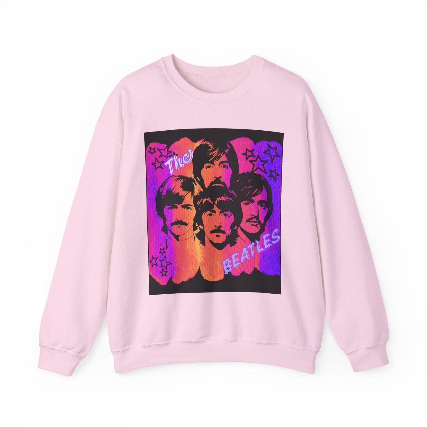 Retro Beatles inspired Crewneck Sweatshirt, Unisex Sweatshirt, Music Lover Gift, 60s Vintage Style, Cozy Casual Wear