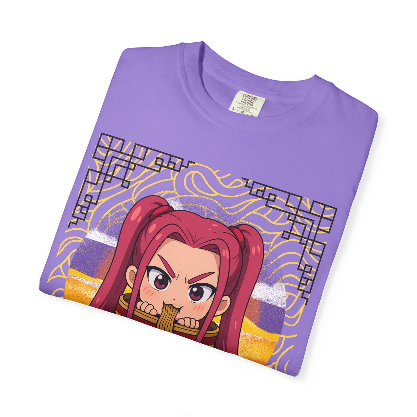 K-Pop Inspired Garment-Dyed T-Shirt, Trendy Streetwear, Anime Fan Apparel, Casual Wear, Gifts for Music Lovers