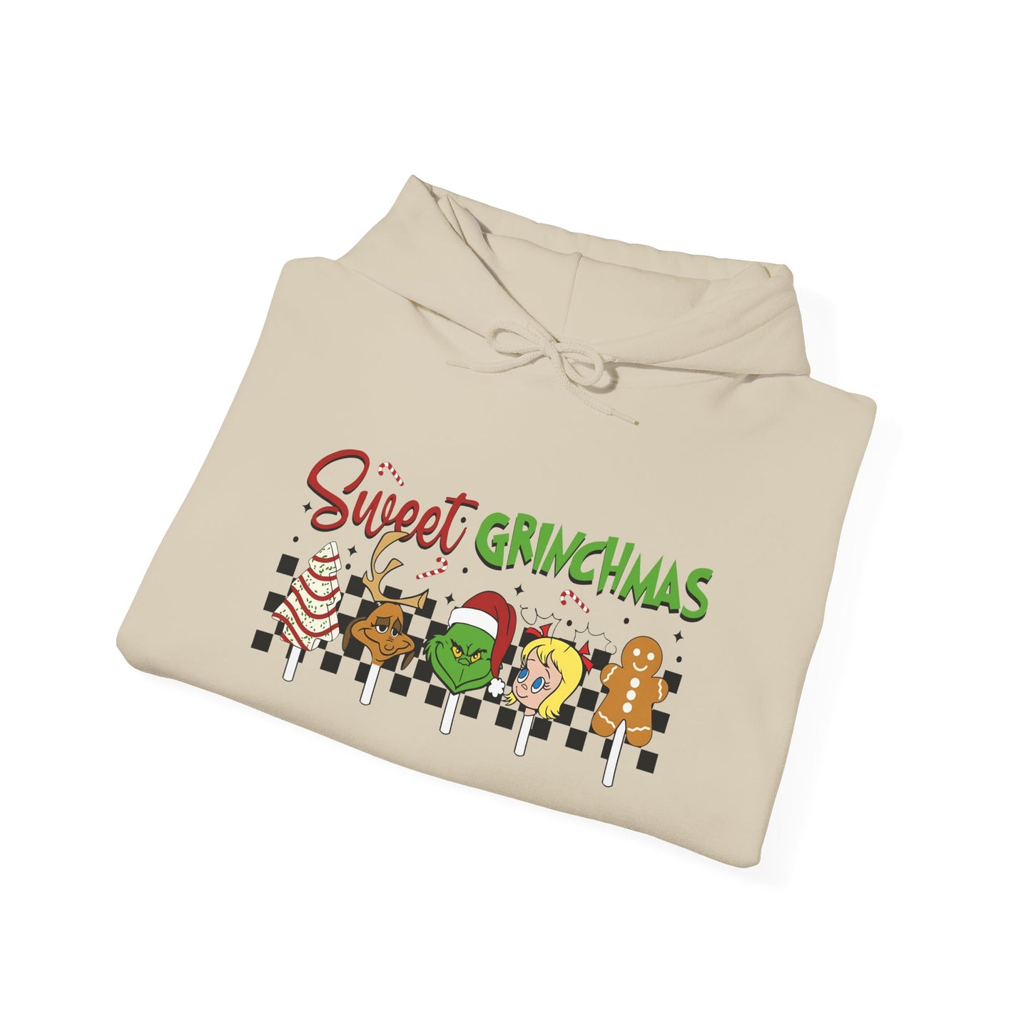 Sweet Grinchmas Hoodie, Cozy Holiday Sweatshirt, Christmas Gift for Him/Her, Unisex Xmas Apparel, Festive Winter Hoodie