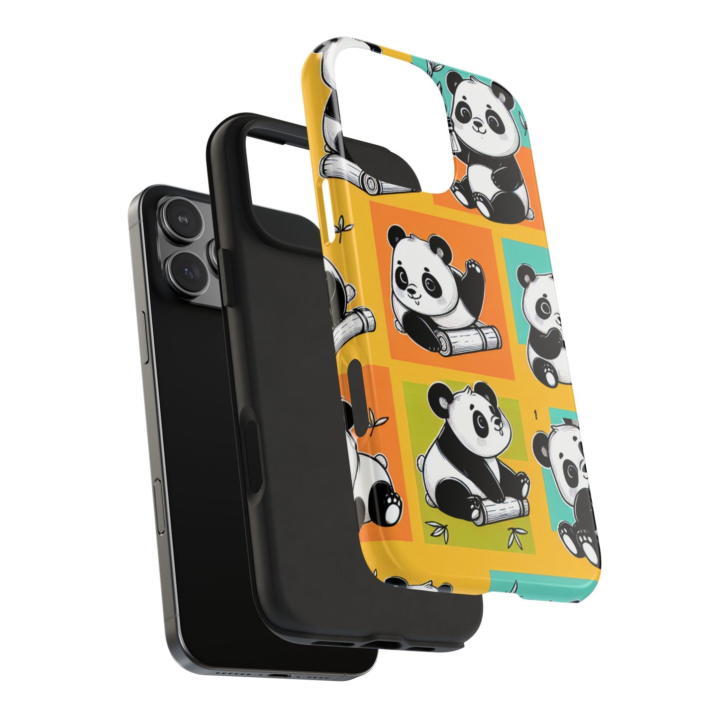 Cute Panda Phone Cases, Tough Panda Phone Cases, Gifts for Animal Lovers, Cute Cell Phone Cover, Fun Smartphone Accessories