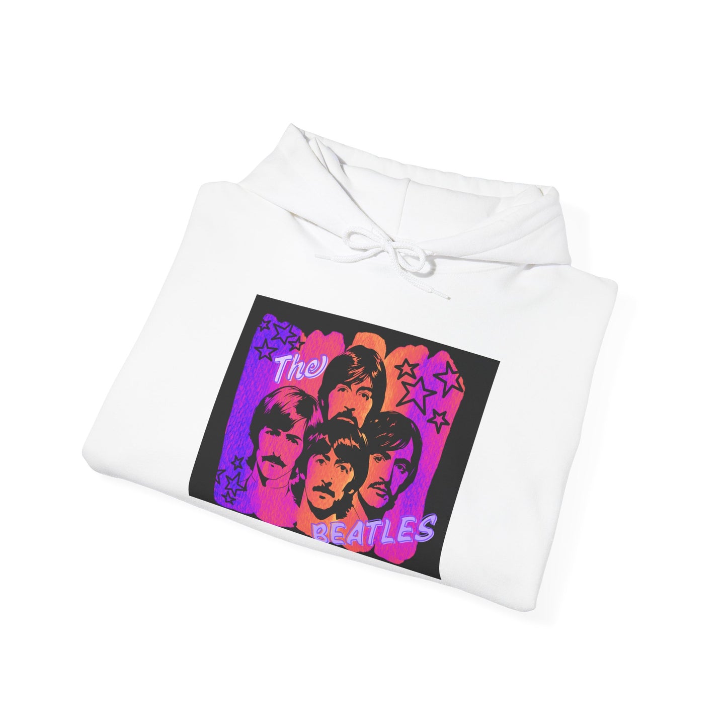 Beatles-Inspired Unisex Hoodie, Nostalgic Fashion, Gift for Music Lovers, Cozy Layer for Concerts, Unique Vintage Style