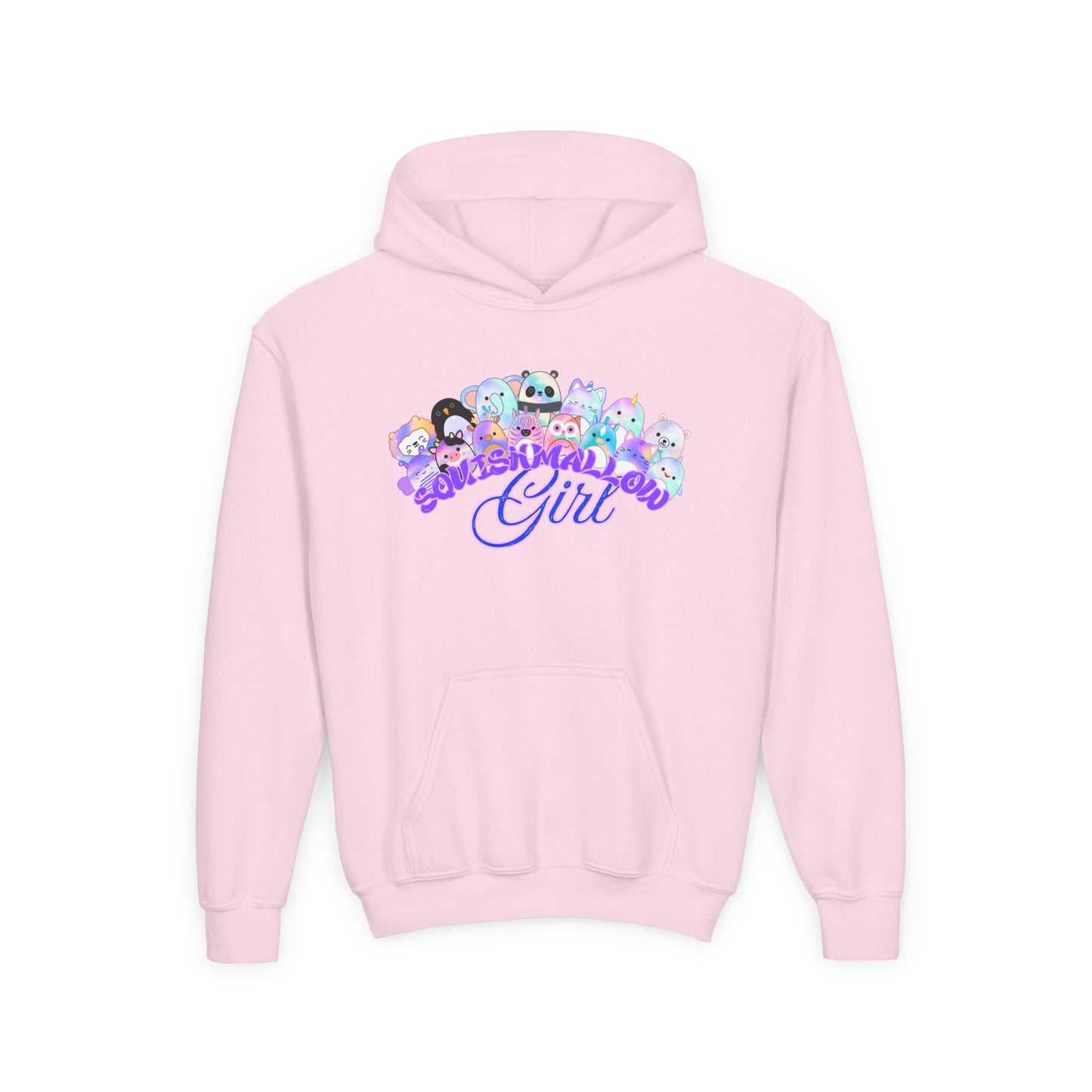 Colorful Cartoon Hoodie for Girls, Cute Sweater for Kids, Gift for Birthdays, Cozy Fun, Youth Sweatshirt, Casual Outfit