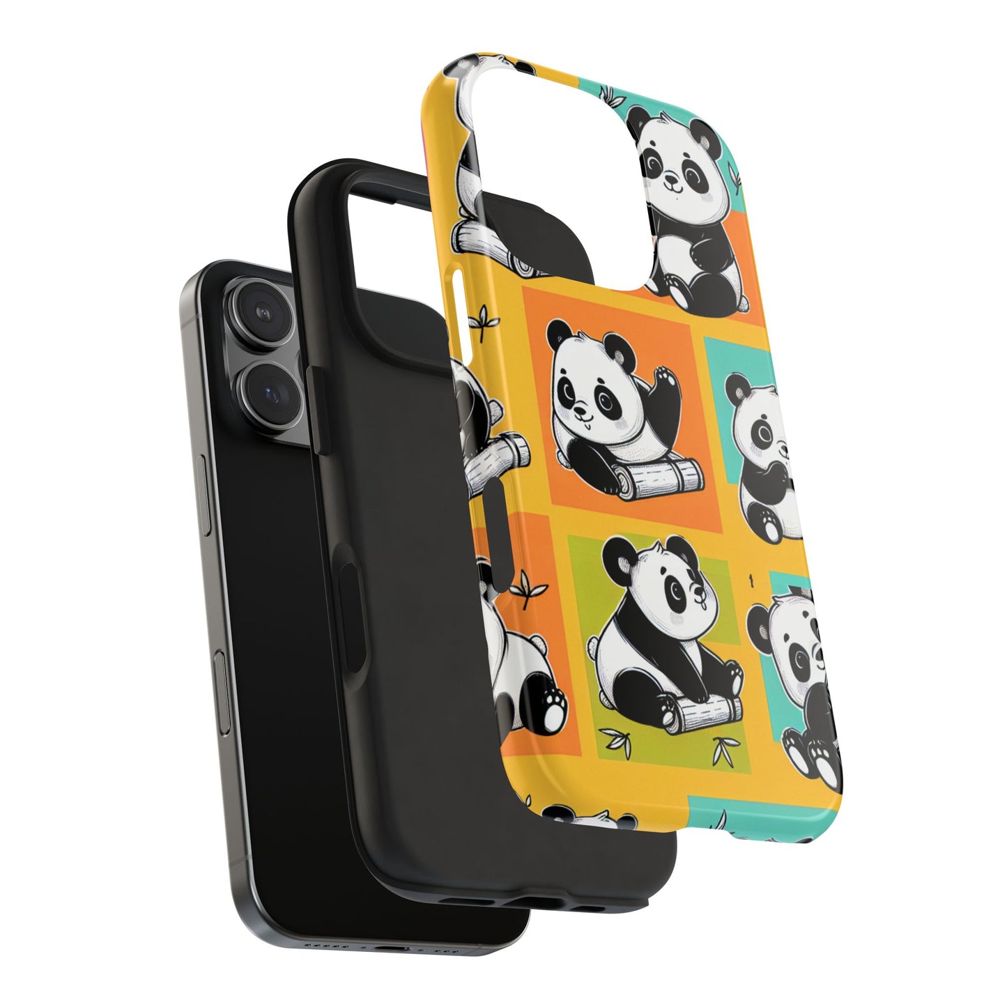 Cute Panda Phone Cases, Tough Panda Phone Cases, Gifts for Animal Lovers, Cute Cell Phone Cover, Fun Smartphone Accessories