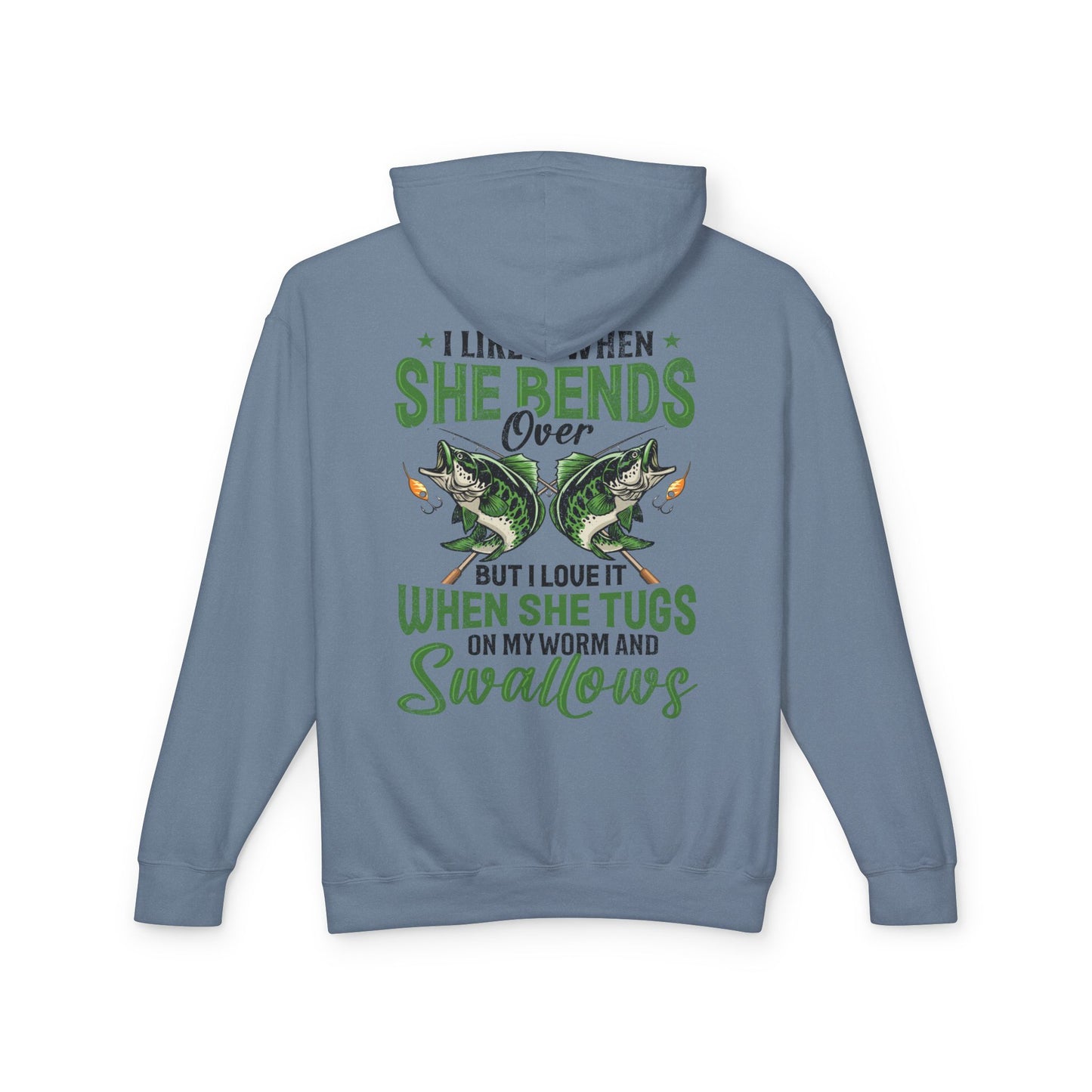 Gone Fishing Unisex Lightweight Hooded Sweatshirt | Perfect for Anglers, Fishing Gift, Outdoor Adventures, Casual Wear, Gift for Dad