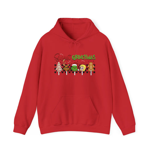 Sweet Grinchmas Hoodie, Cozy Holiday Sweatshirt, Christmas Gift for Him/Her, Unisex Xmas Apparel, Festive Winter Hoodie