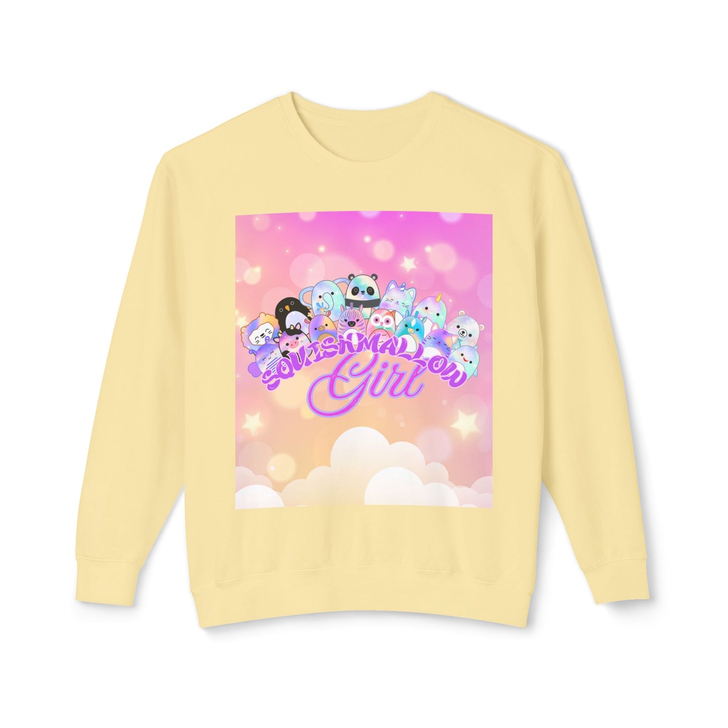 Whimsical Crewneck Sweatshirt for Dreamers, Cute Gift for Girls, Cheerful Casual Wear, Cozy Fashion, Perfect for Birthdays