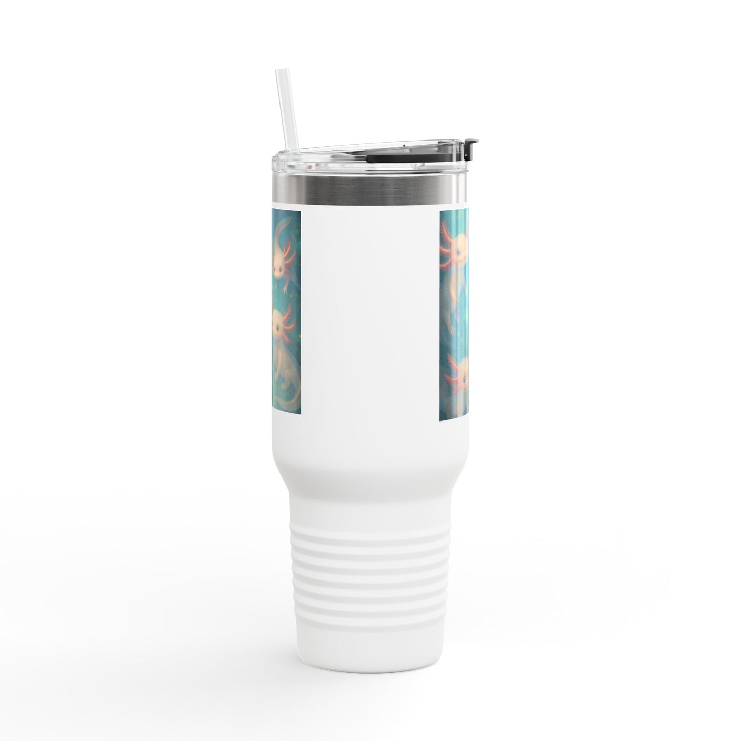 Whimsical Insulated Travel Mug, 40oz - Cute Creatures Design for Coffee Lovers, Travel, Gifts, Birthday, Nature Enthusiasts, Fun Mugs
