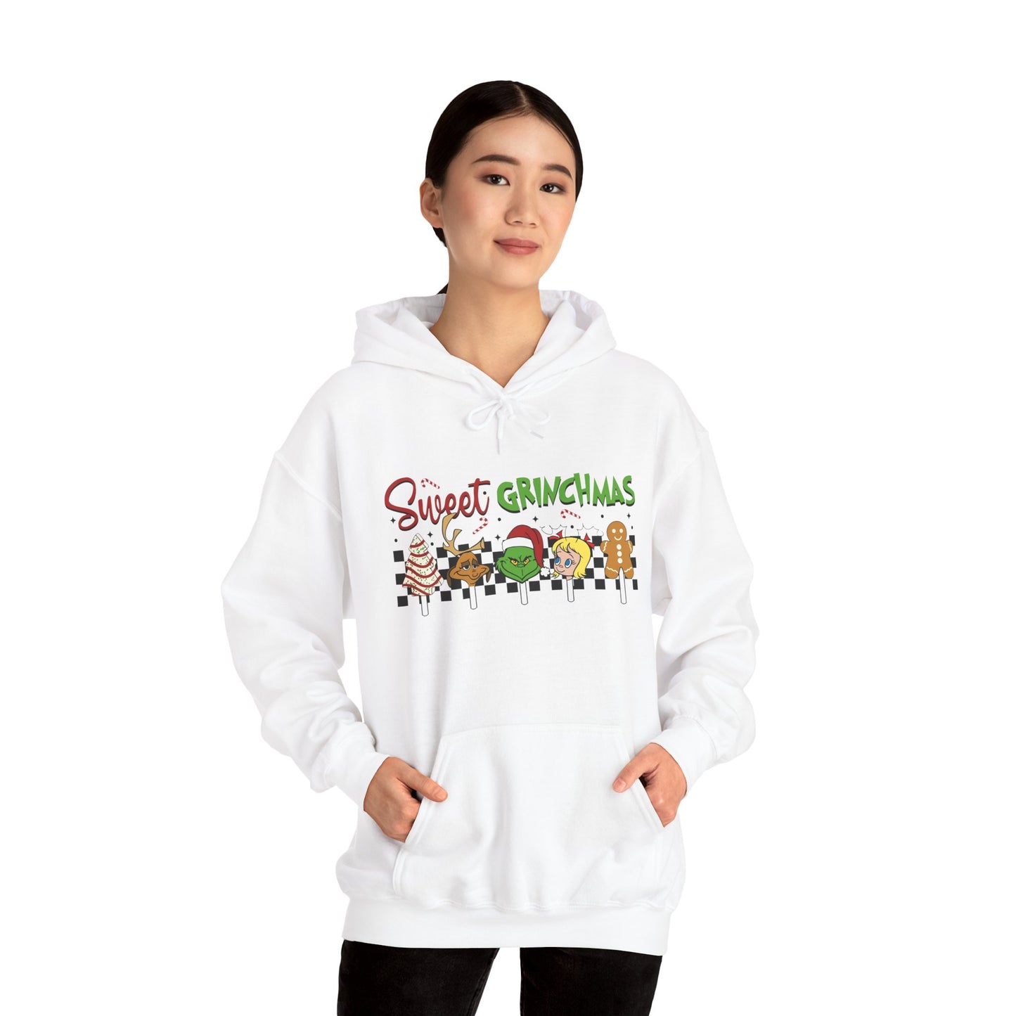 Sweet Grinchmas Hoodie, Cozy Holiday Sweatshirt, Christmas Gift for Him/Her, Unisex Xmas Apparel, Festive Winter Hoodie