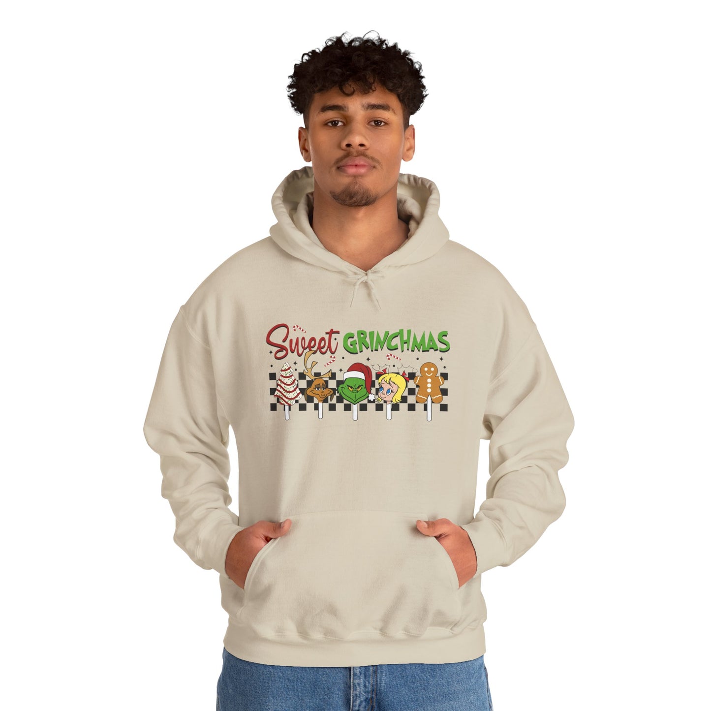 Sweet Grinchmas Hoodie, Cozy Holiday Sweatshirt, Christmas Gift for Him/Her, Unisex Xmas Apparel, Festive Winter Hoodie