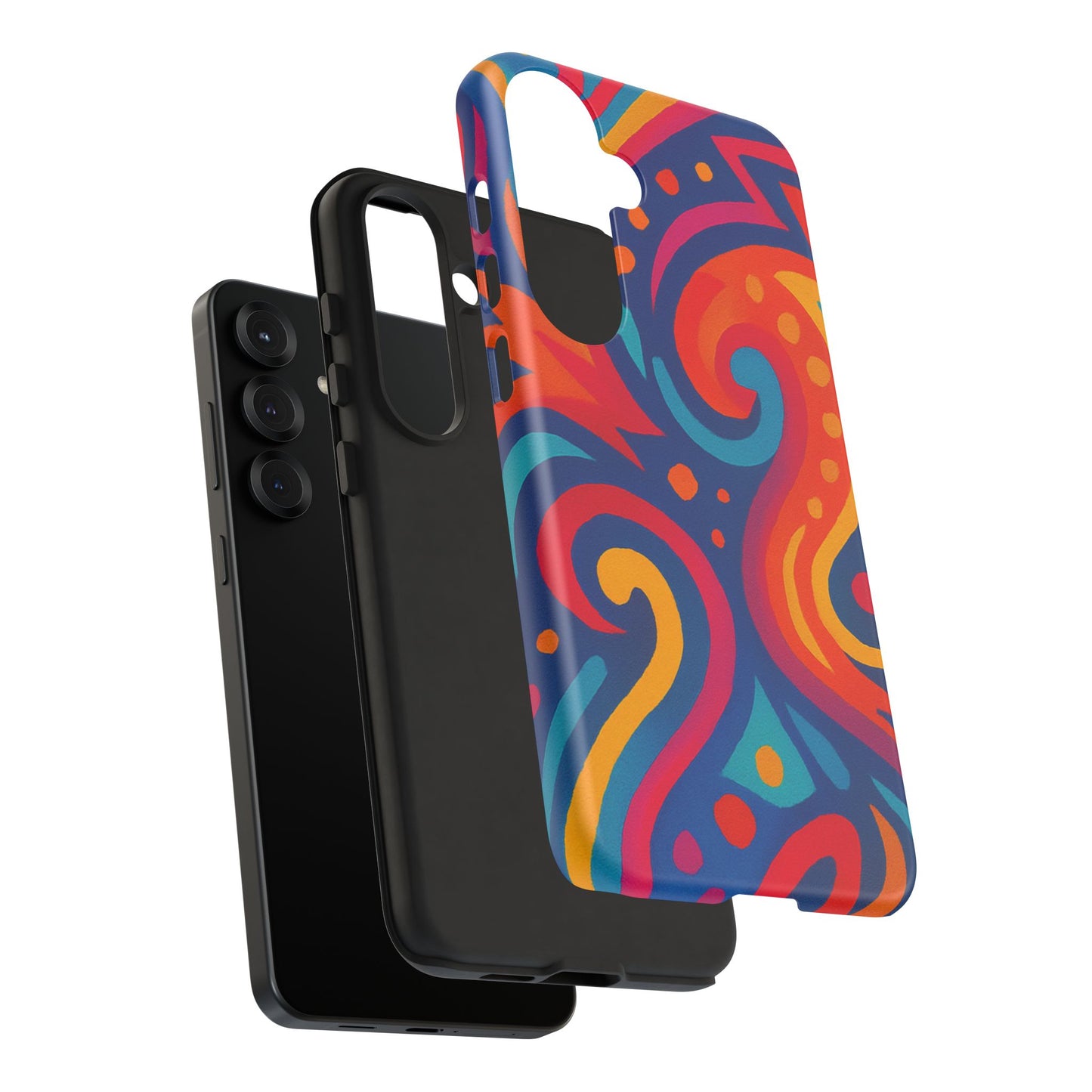 Vibrant Phone Case - Colorful Tough Case, Protective Cover, Unique Design, Trendy Gift, Phone Accessory