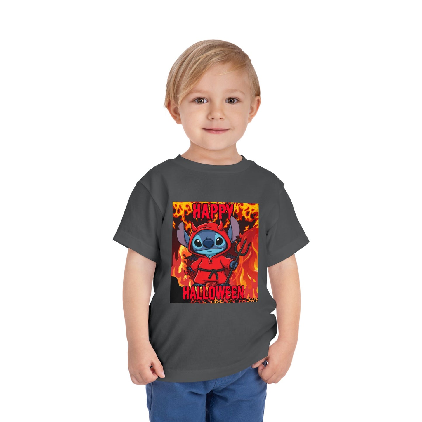 Happy Halloween Toddler Tee, Cute Kids T-Shirt, Halloween Costume, Fall Apparel, Toddler Graphic Shirt