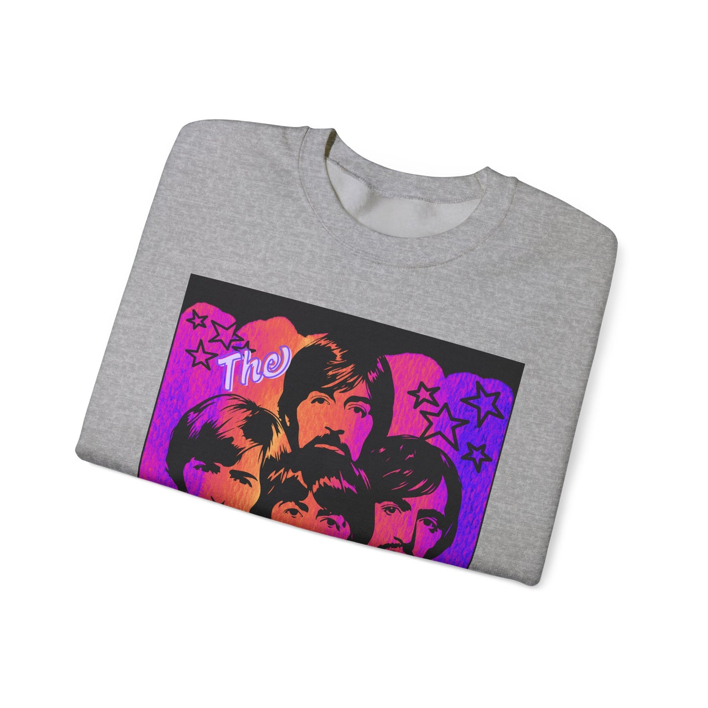 Retro Beatles inspired Crewneck Sweatshirt, Unisex Sweatshirt, Music Lover Gift, 60s Vintage Style, Cozy Casual Wear