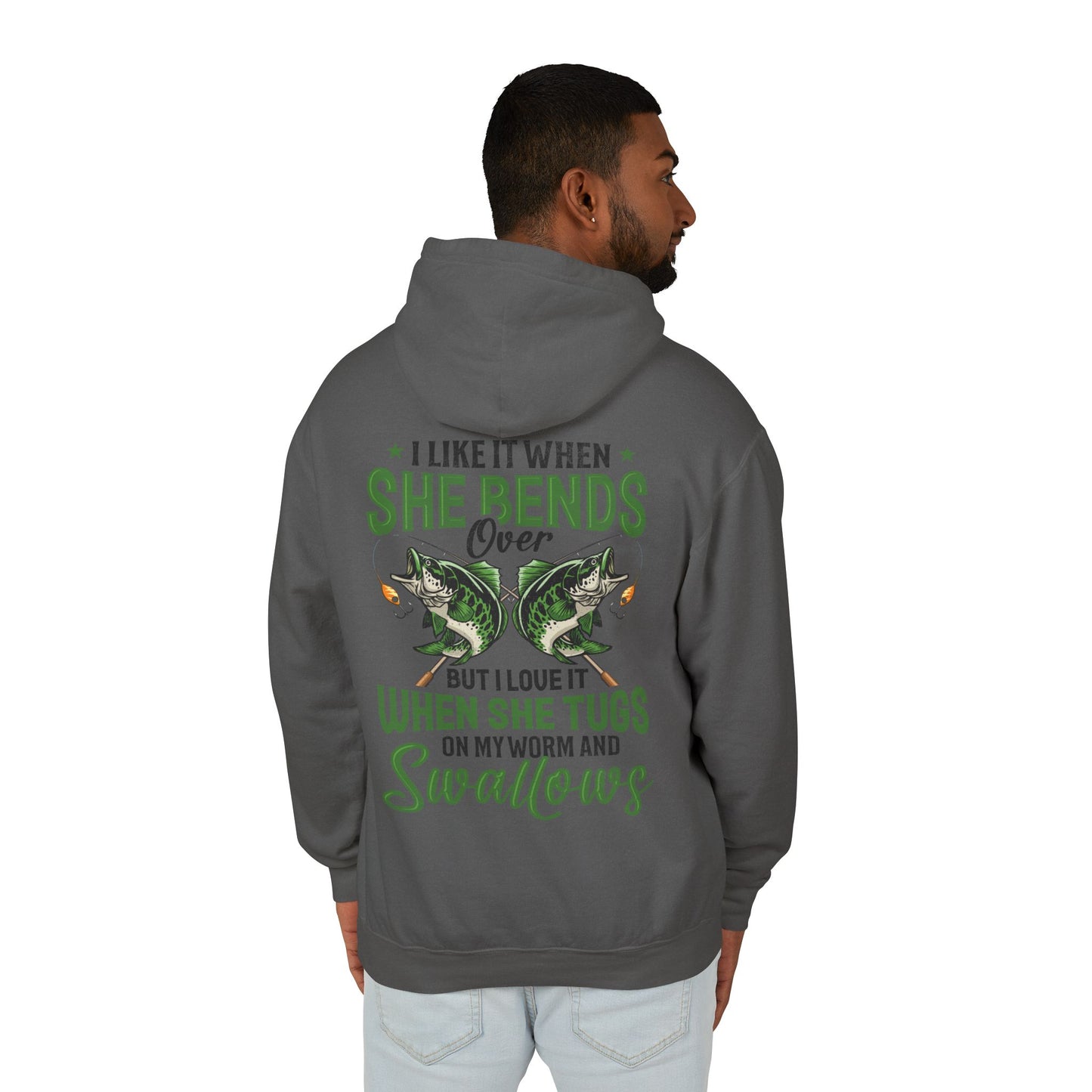 Gone Fishing Unisex Lightweight Hooded Sweatshirt | Perfect for Anglers, Fishing Gift, Outdoor Adventures, Casual Wear, Gift for Dad
