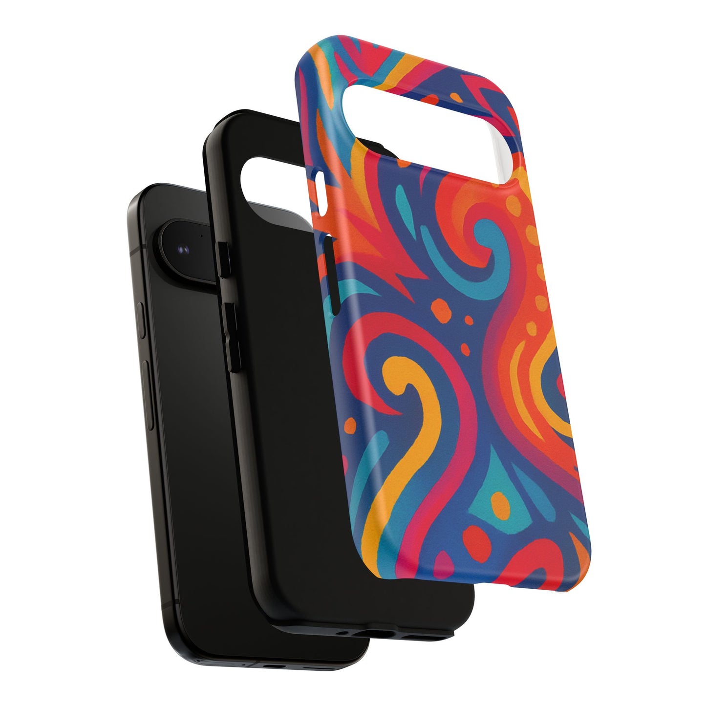 Vibrant Phone Case - Colorful Tough Case, Protective Cover, Unique Design, Trendy Gift, Phone Accessory