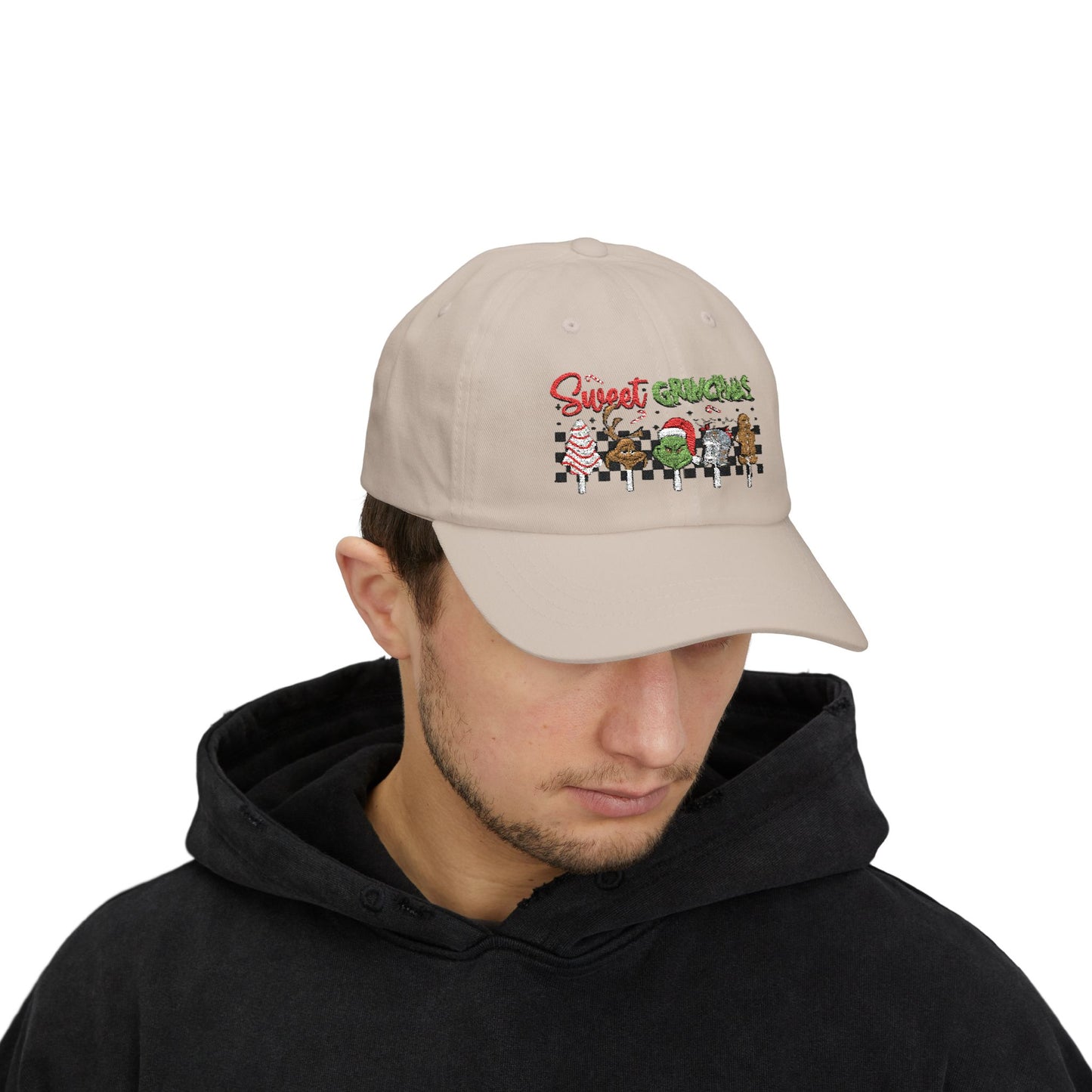 Festive Dad Cap - Sweet Grinchmas Hat for Holiday Cheer, Christmas Gift, Matching Family Outfit, Winter Accessory, Trendy Headwear