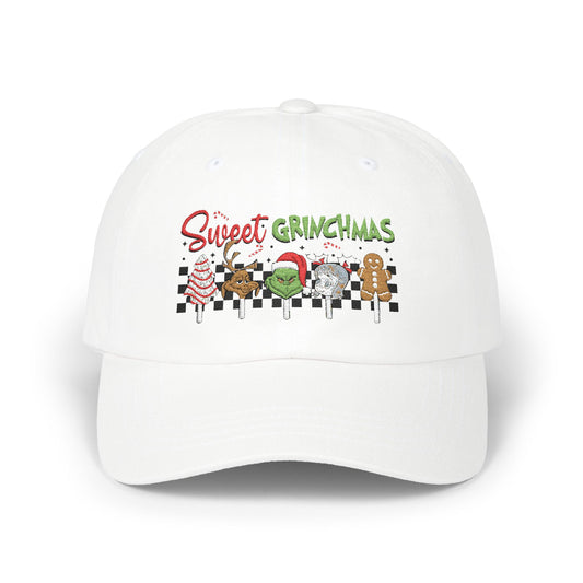 Festive Dad Cap - Sweet Grinchmas Hat for Holiday Cheer, Christmas Gift, Matching Family Outfit, Winter Accessory, Trendy Headwear