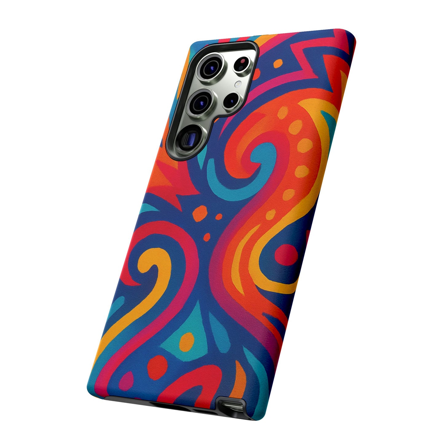 Vibrant Phone Case - Colorful Tough Case, Protective Cover, Unique Design, Trendy Gift, Phone Accessory