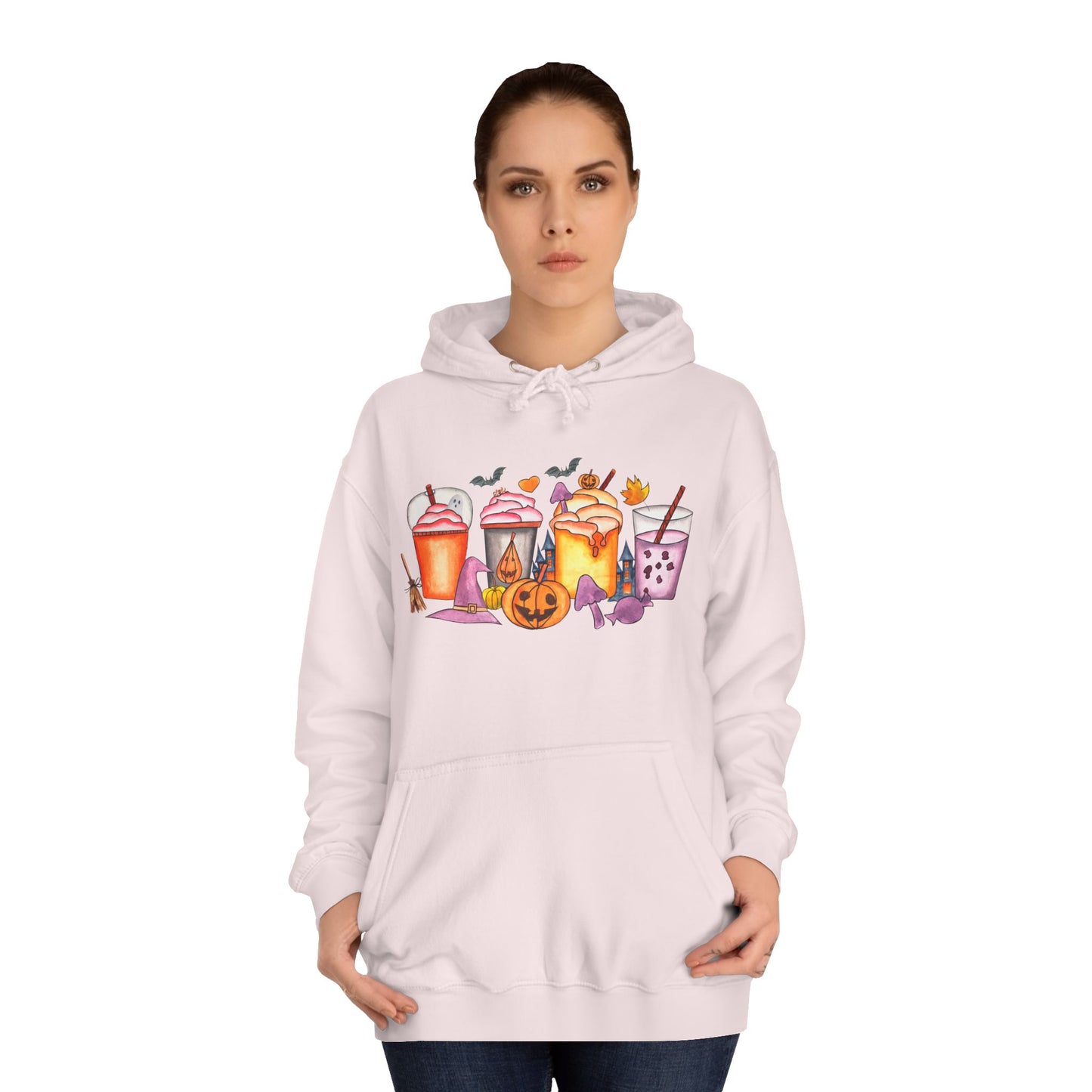 Unisex Halloween Hoodie for adults that want some fun drinking designs to give their clothes a pop of color