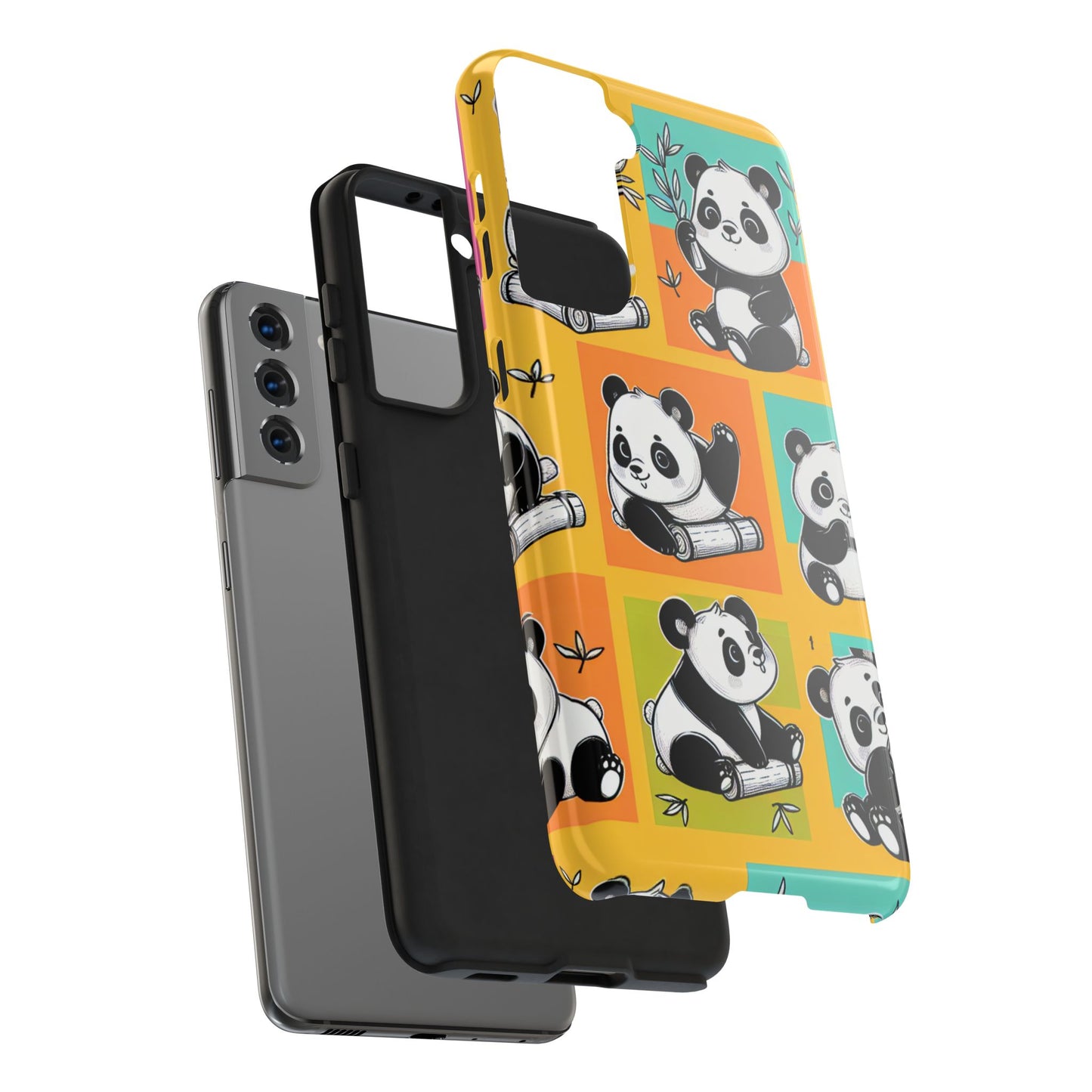 Cute Panda Phone Cases, Tough Panda Phone Cases, Gifts for Animal Lovers, Cute Cell Phone Cover, Fun Smartphone Accessories