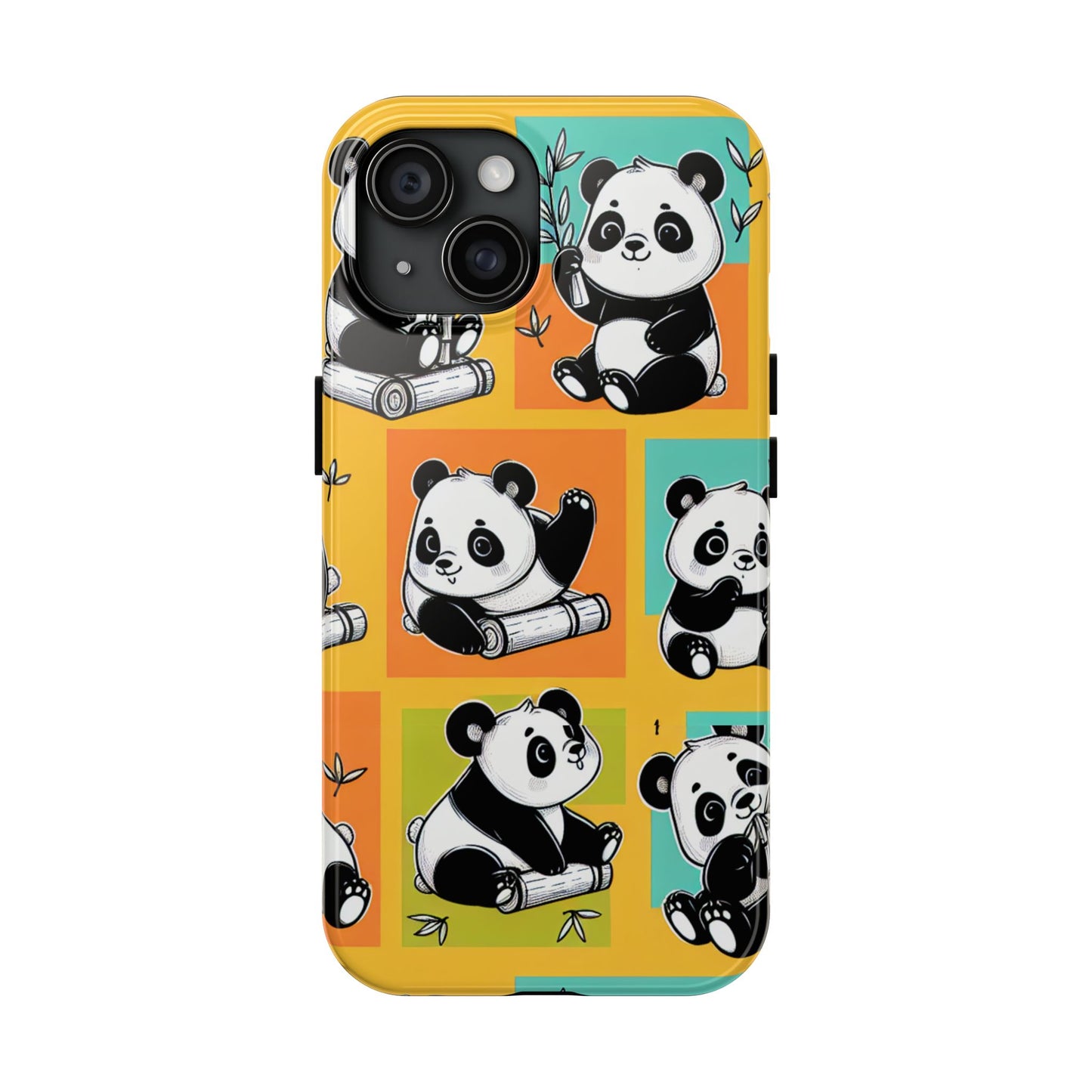 Cute Panda Phone Cases, Tough Panda Phone Cases, Gifts for Animal Lovers, Cute Cell Phone Cover, Fun Smartphone Accessories